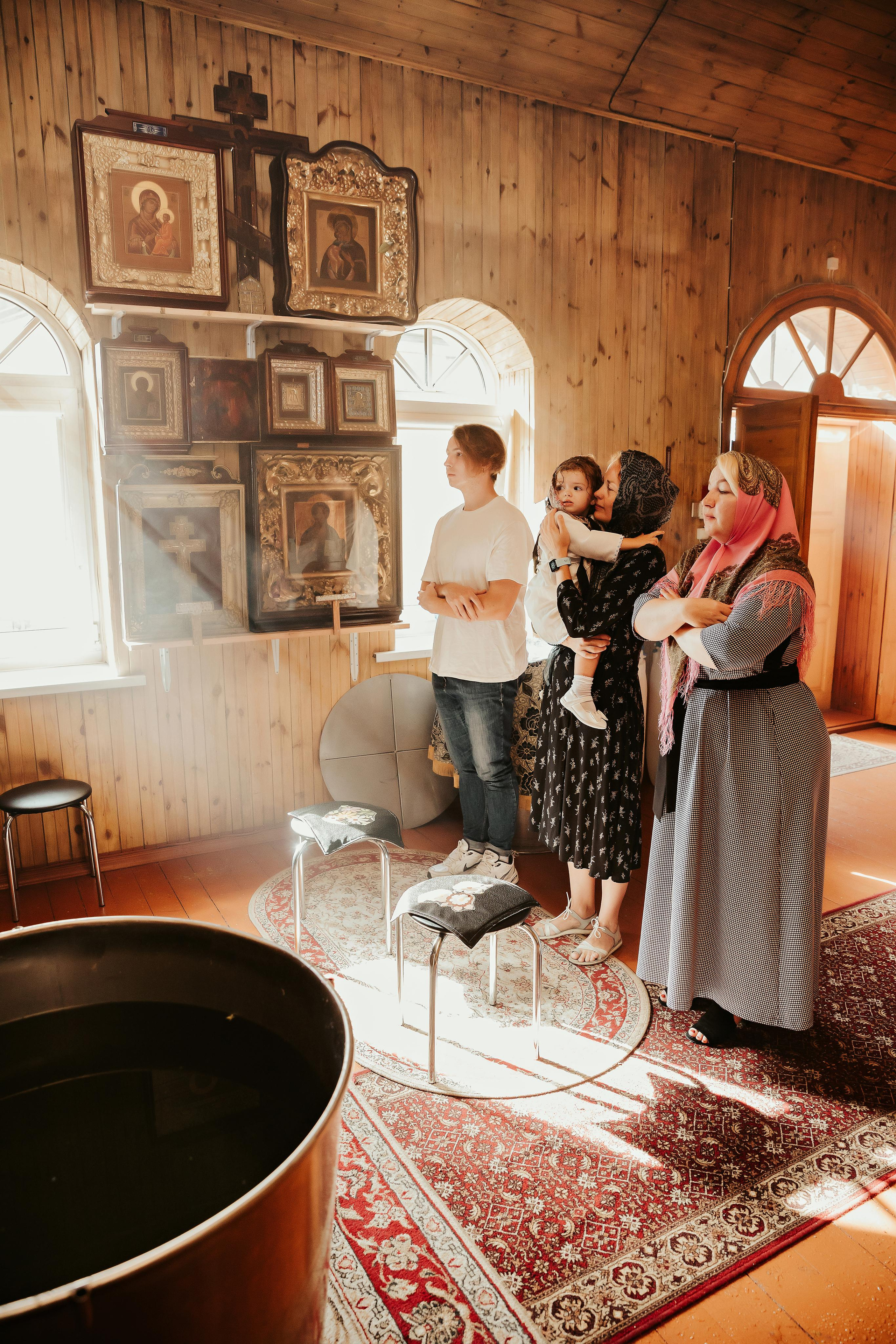 Старообрядческое таинство крещения. ФОТОГРАФ |ЛАТВИЯ | ДАУГАВПИЛС|