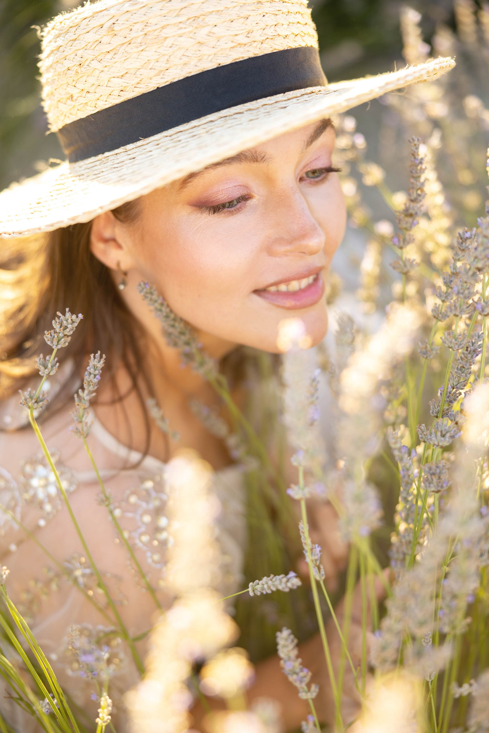 Photo session in lavender field. Julia Ganch I Fashion Wedding Photography I Cappadocia Turkey