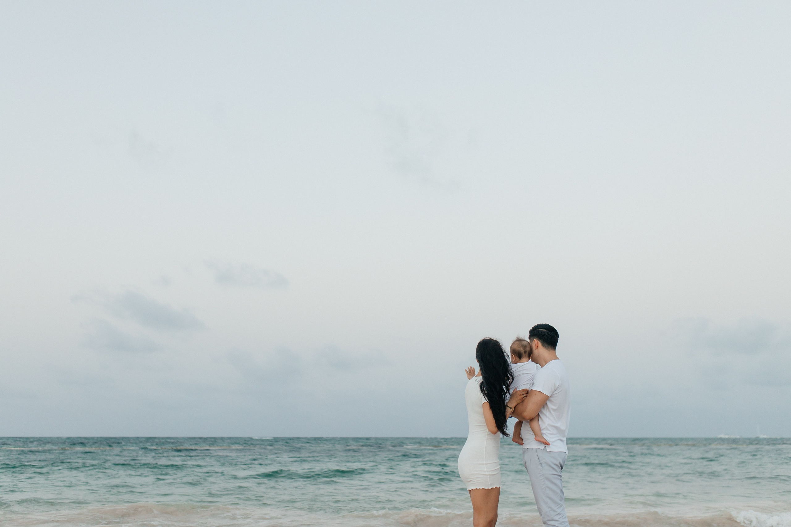 Family Sunset. Photographer in Punta Cana Anni Robles