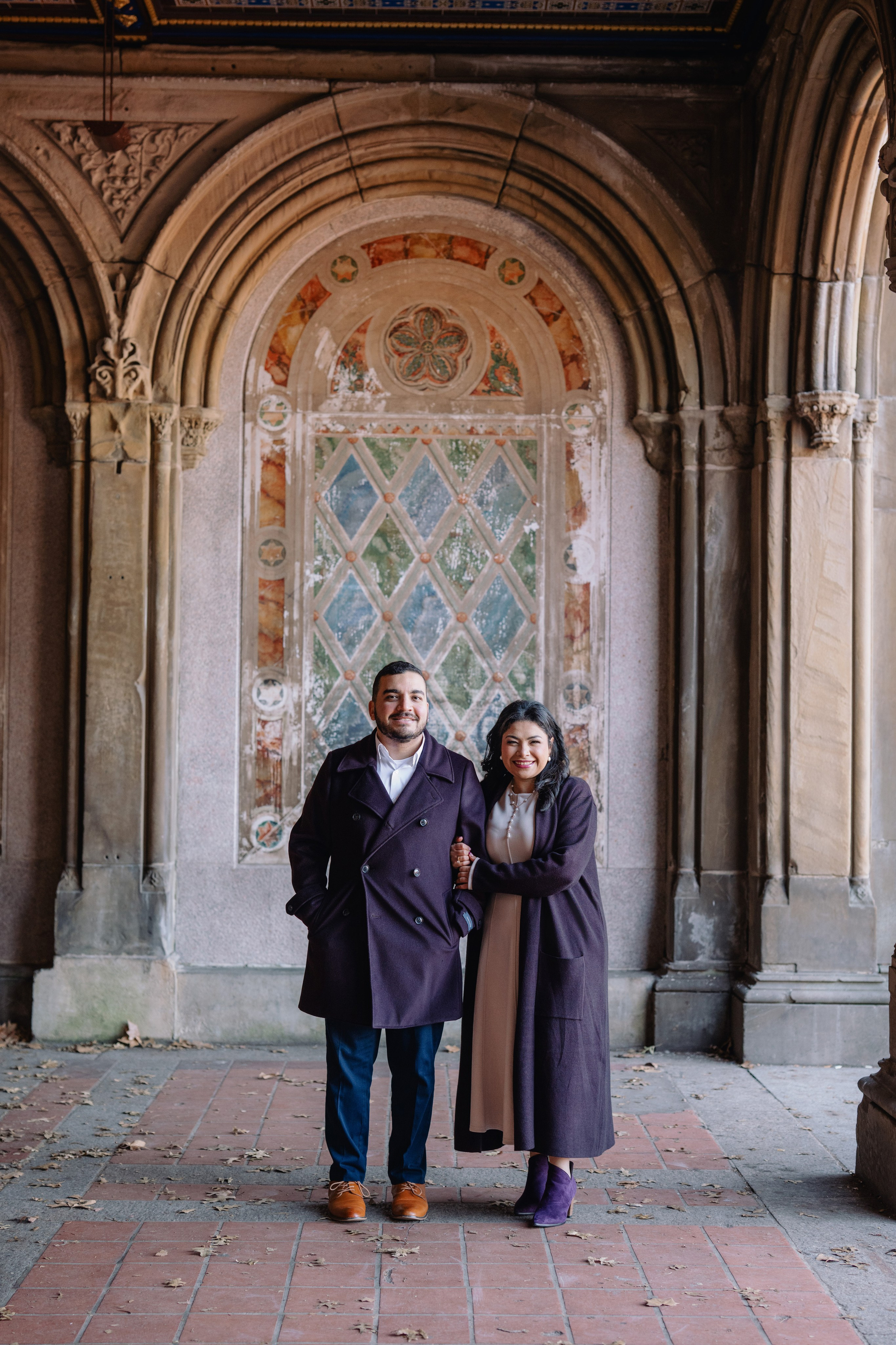 Marina and Mina | Central Park Engagement Session