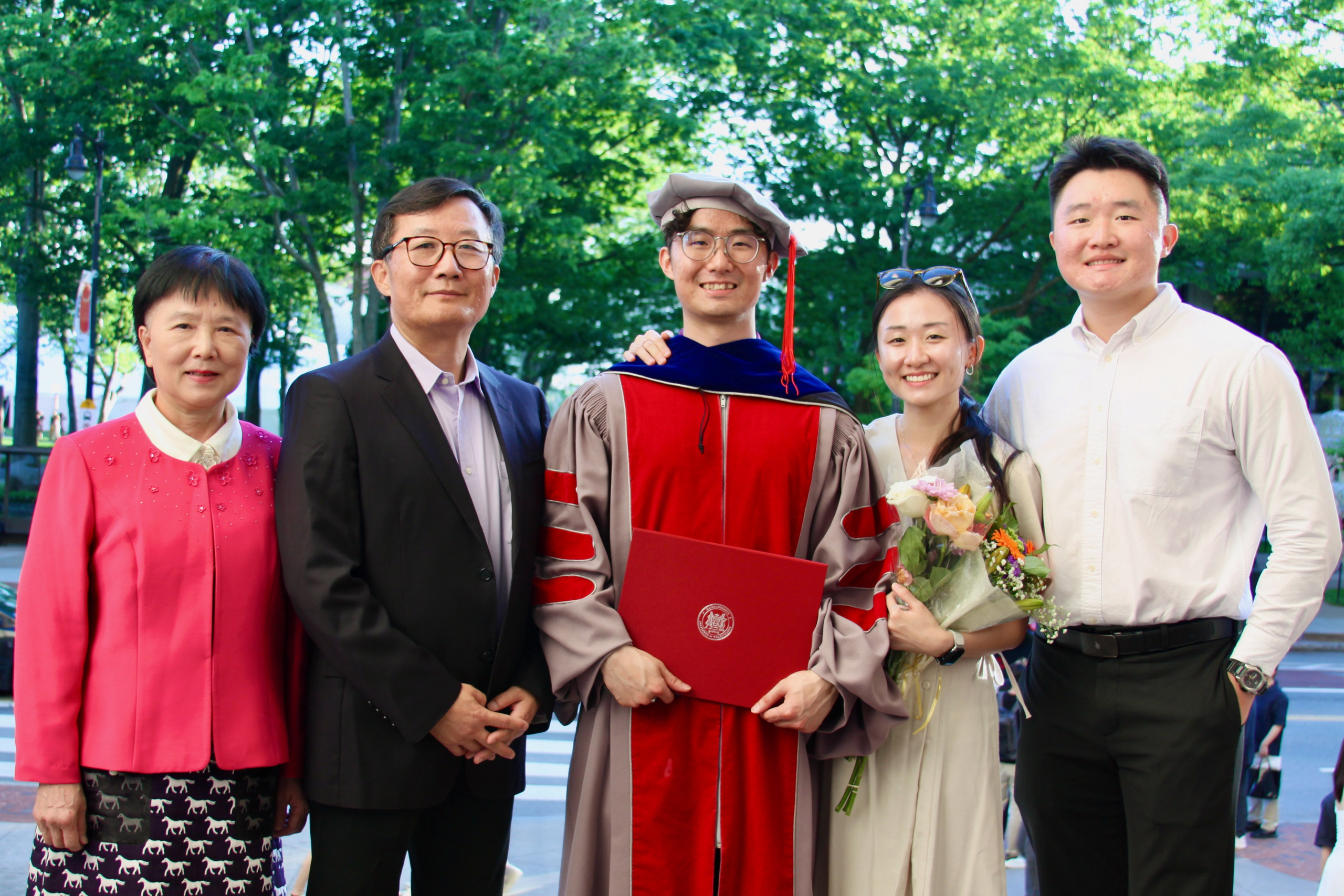 PhD graduation with Elton. Kelly Sang, graduation and portrait photographer in Boston