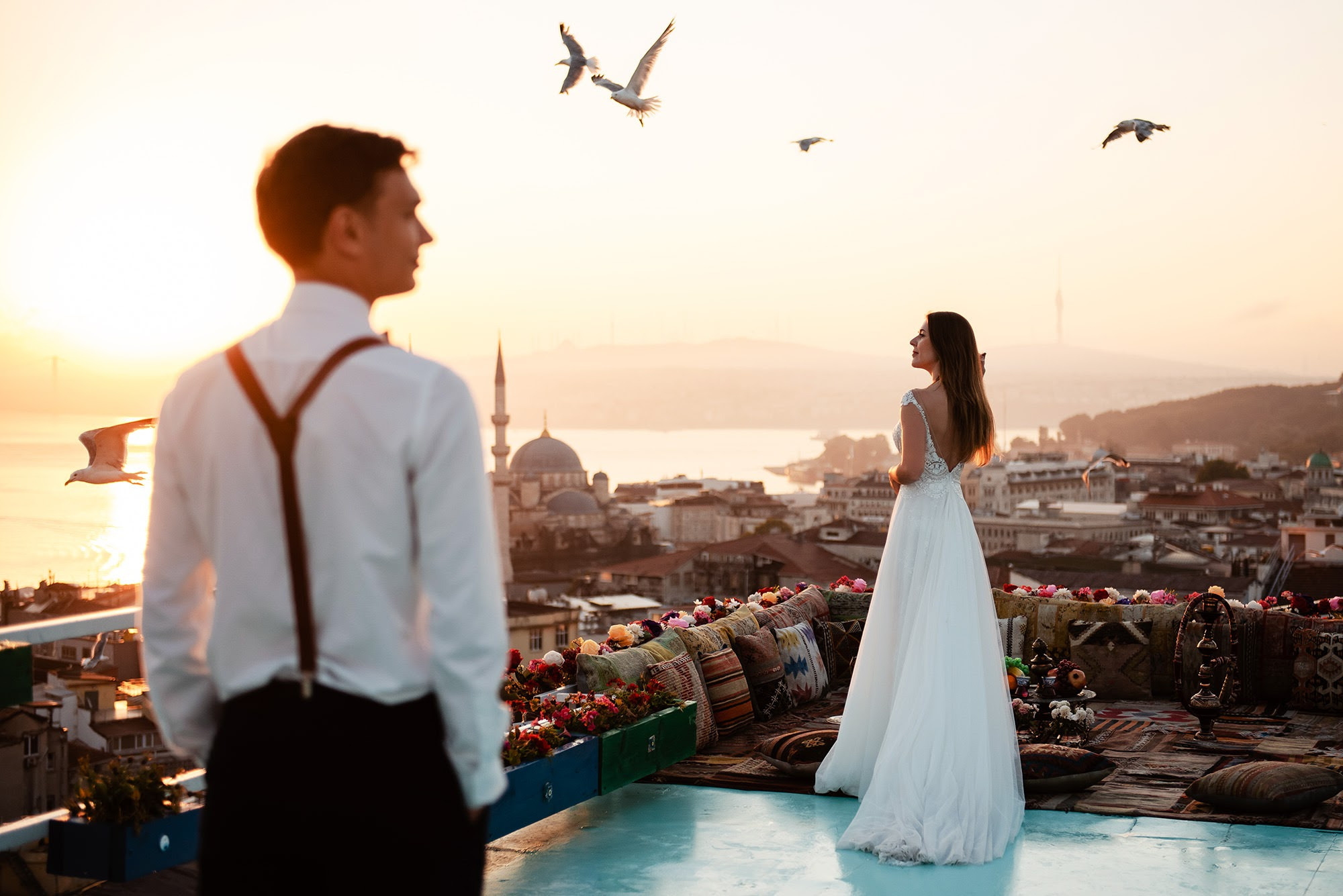 Hochzeitsfotografie und Paarfotoshootings in Istanbul, Türkei