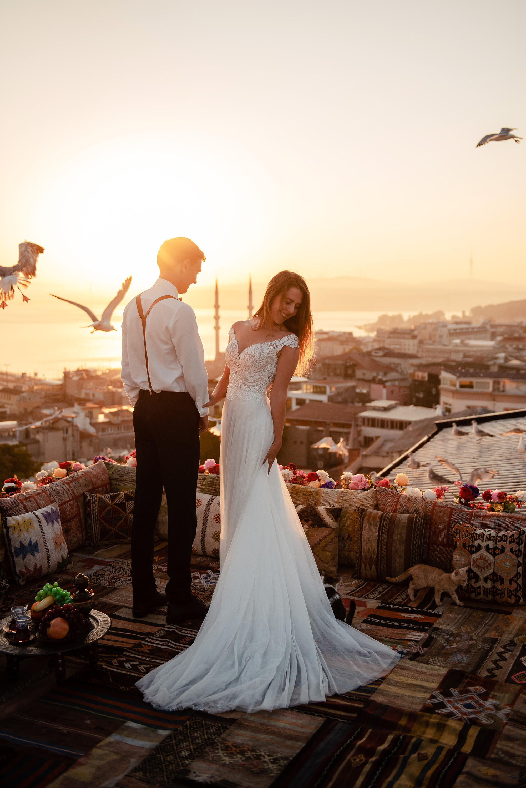Hochzeitsfotografie und Paarfotoshootings in Istanbul, Türkei