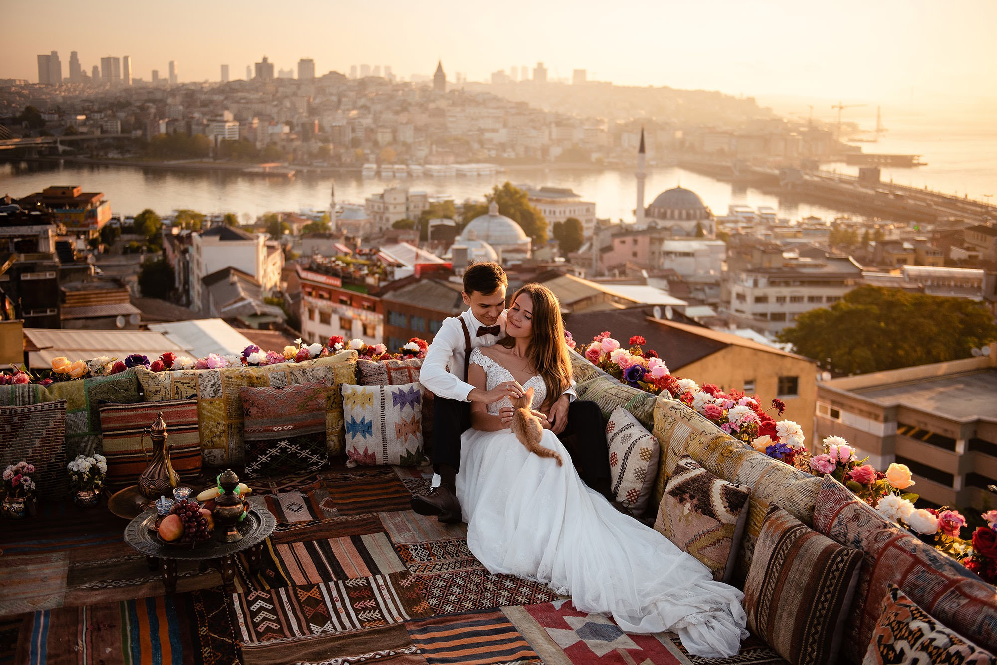 Hochzeitsfotografie und Paarfotoshootings in Istanbul, Türkei