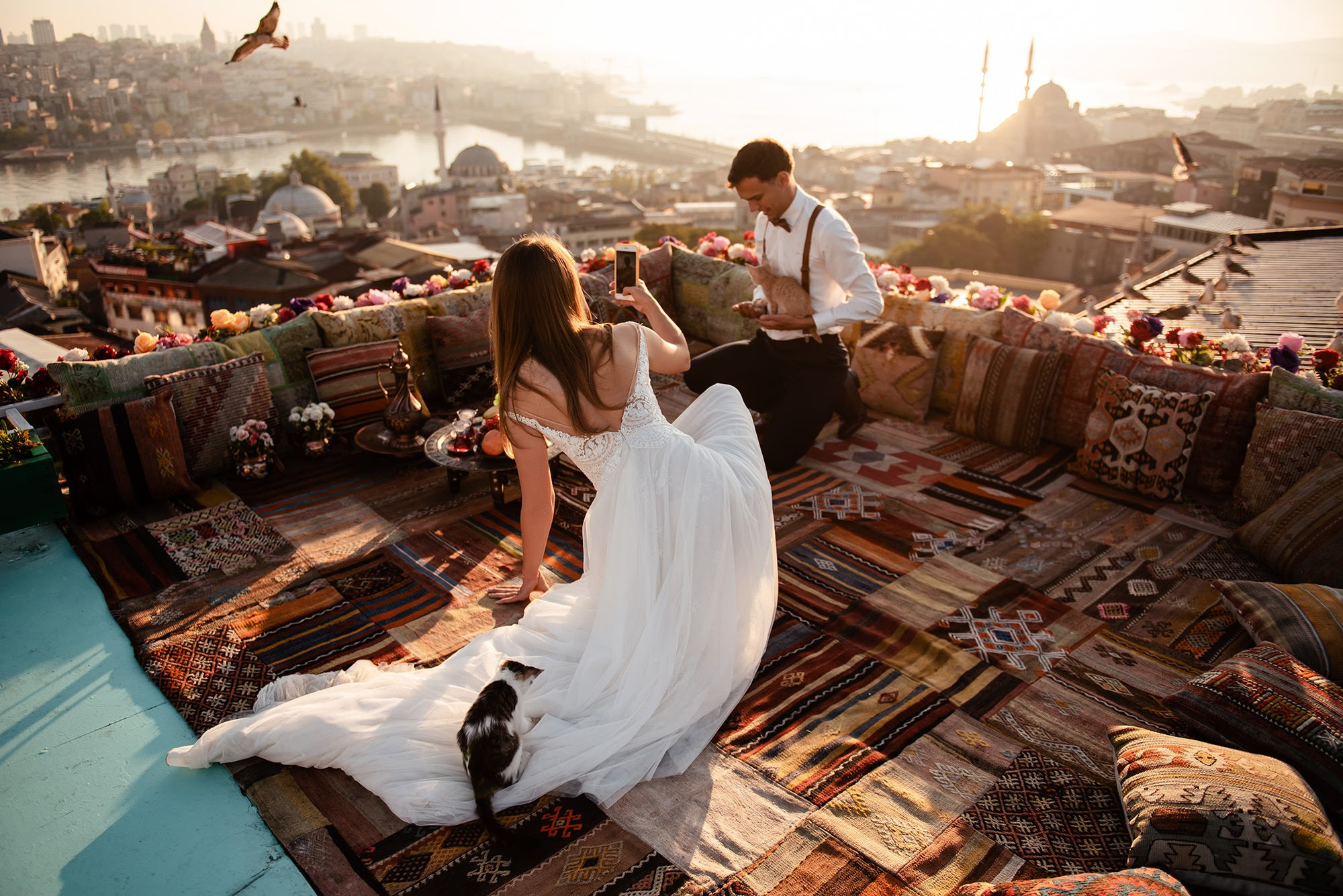 Hochzeitsfotografie und Paarfotoshootings in Istanbul, Türkei
