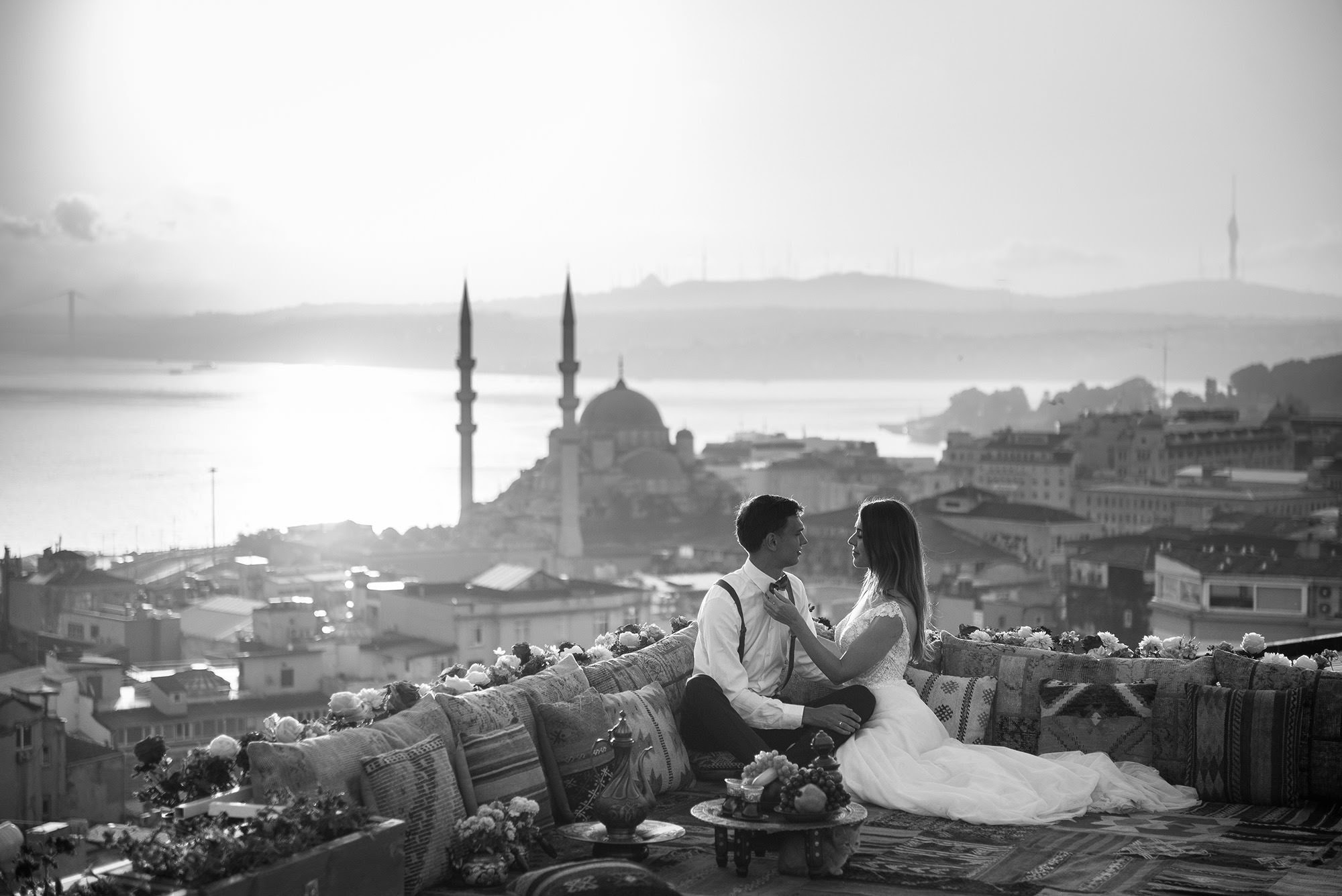 Hochzeitsfotografie und Paarfotoshootings in Istanbul, Türkei