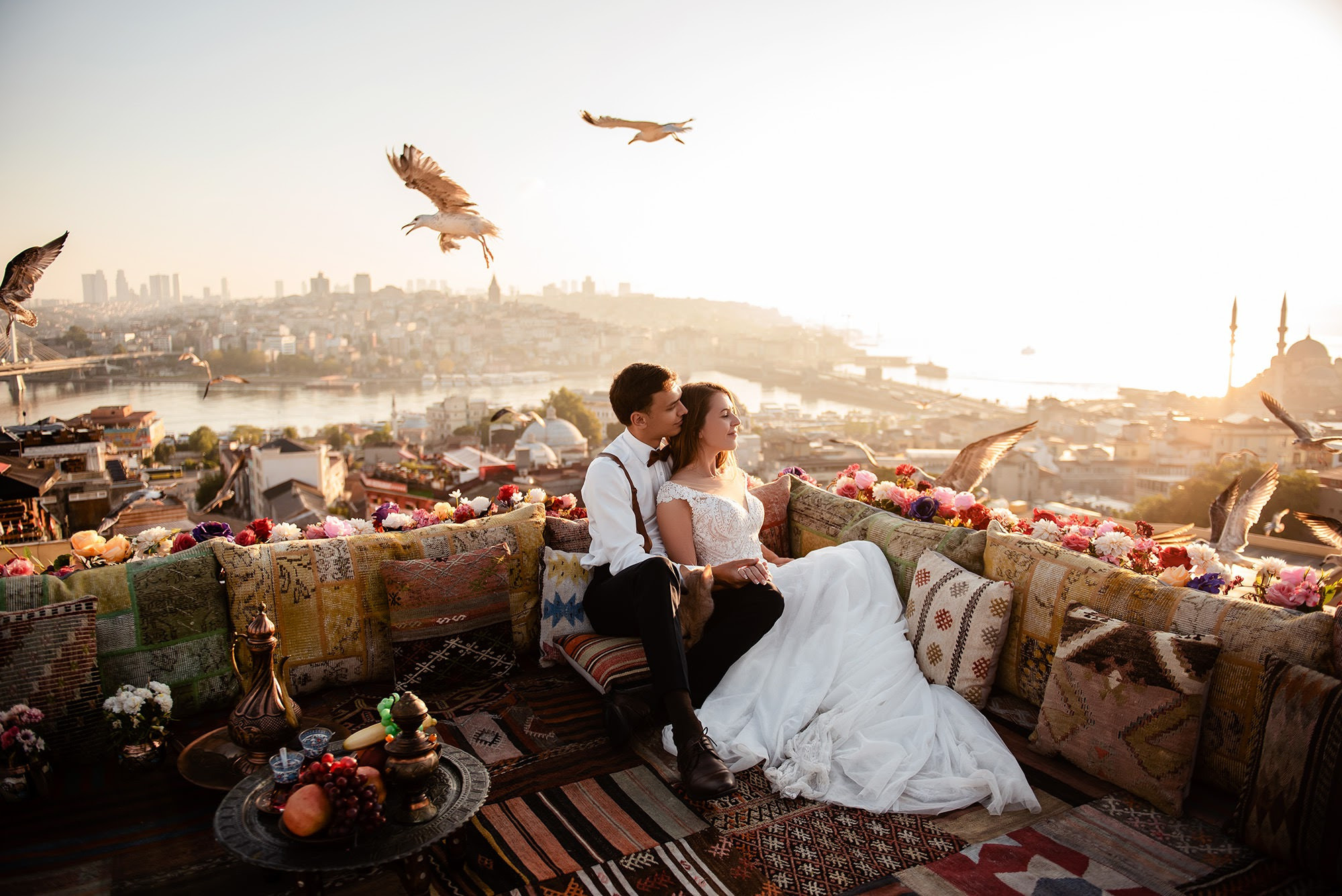 Hochzeitsfotografie und Paarfotoshootings in Istanbul, Türkei