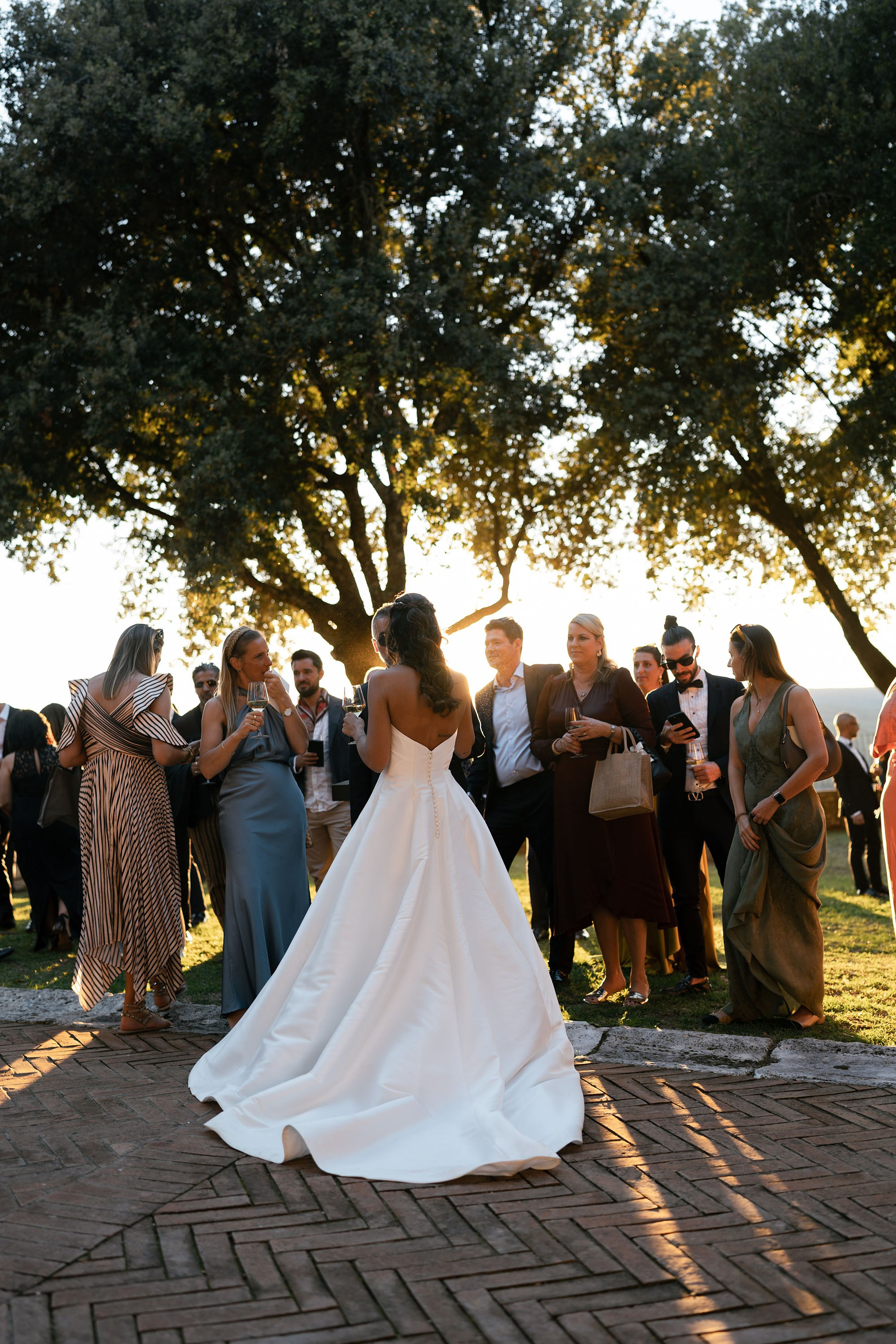 Ginevra and Avi — Abbazia di San Galgano, Tuscany. Destination Wedding Photographers and content creators based in Spain