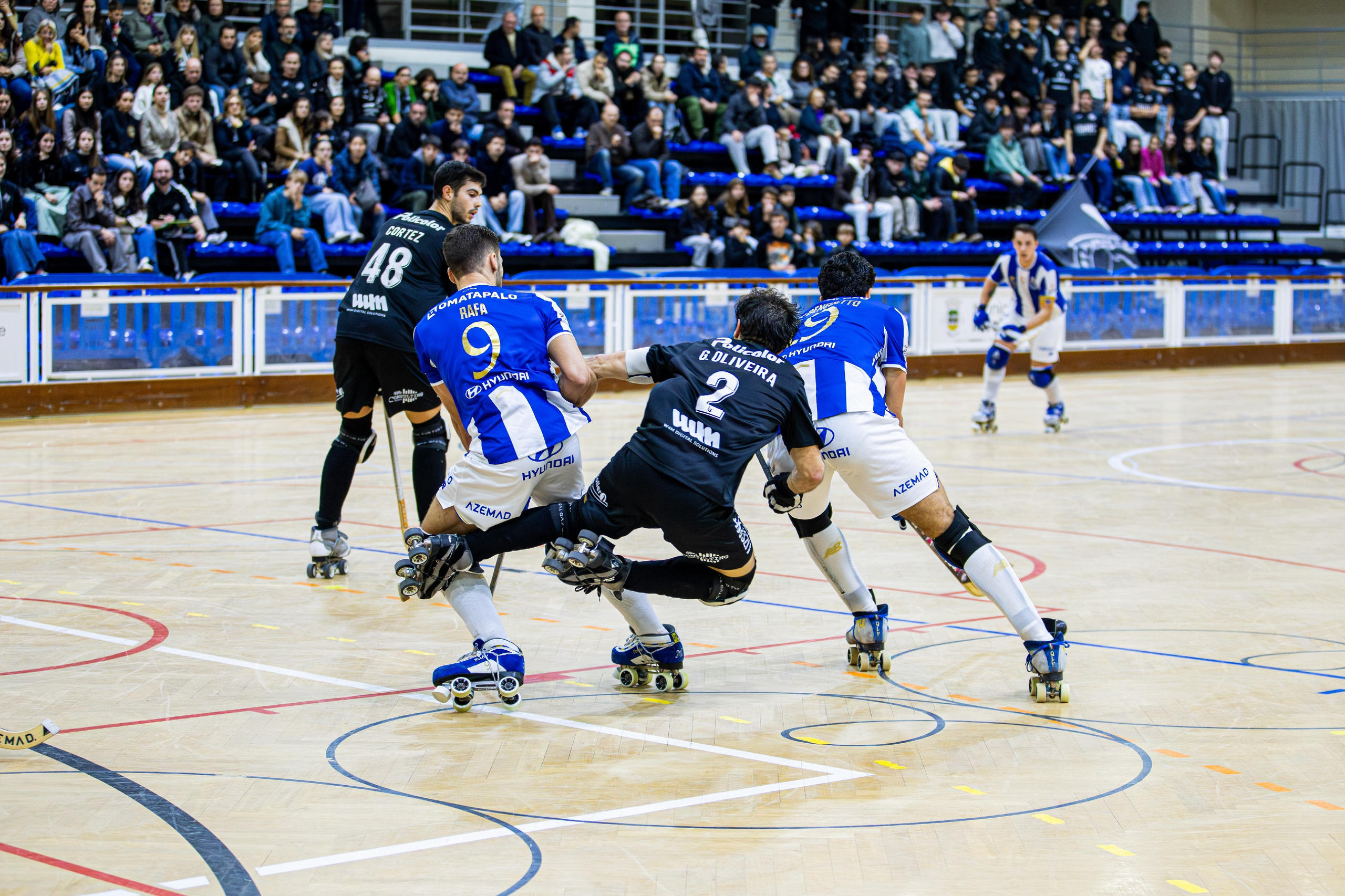 Roller hockey Portuguese Associação Académica de Coimbra AAC vs Futebol Clube do Porto FCP