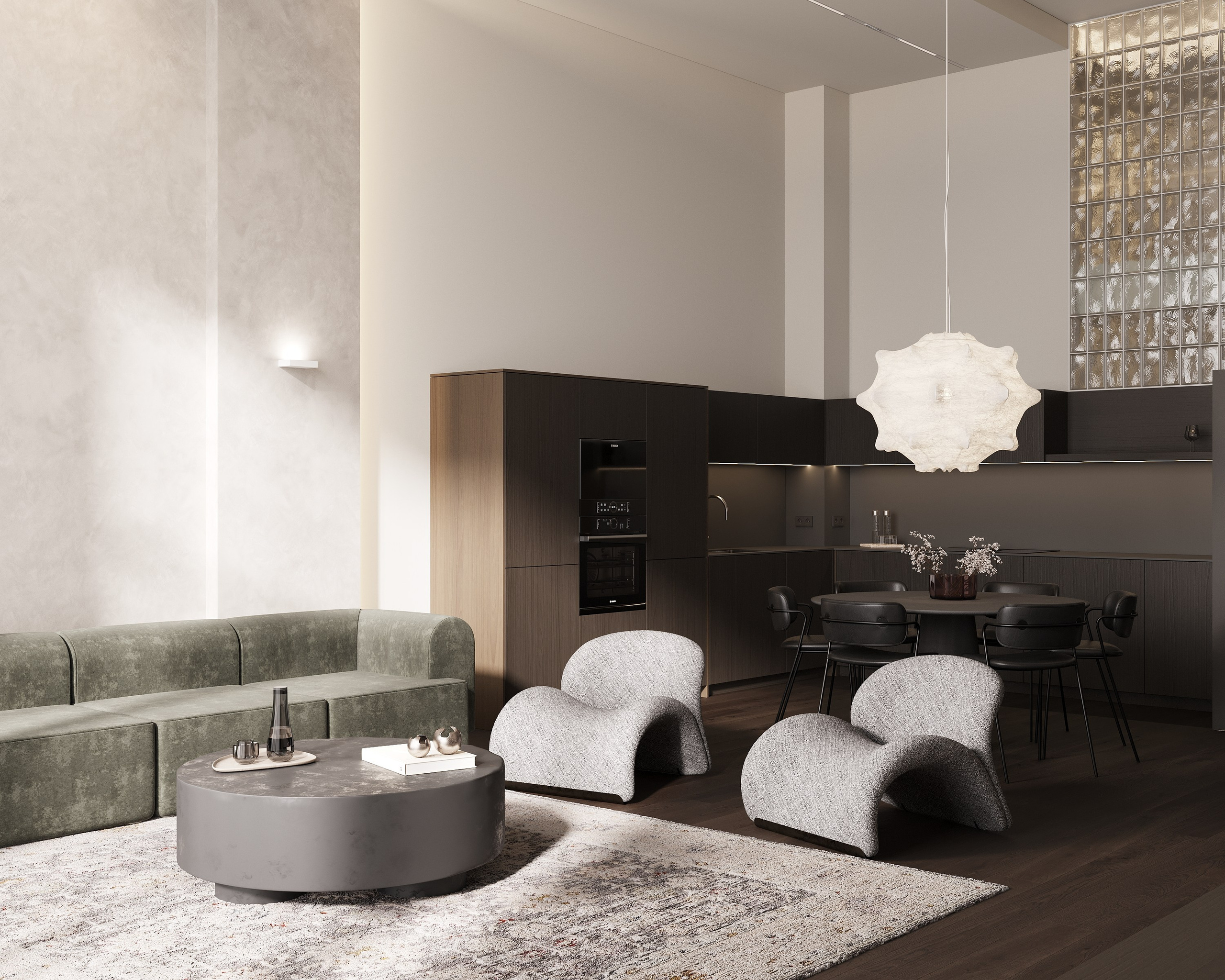 Black vs White. Simple Archs — high quality visualizations for your interior projects