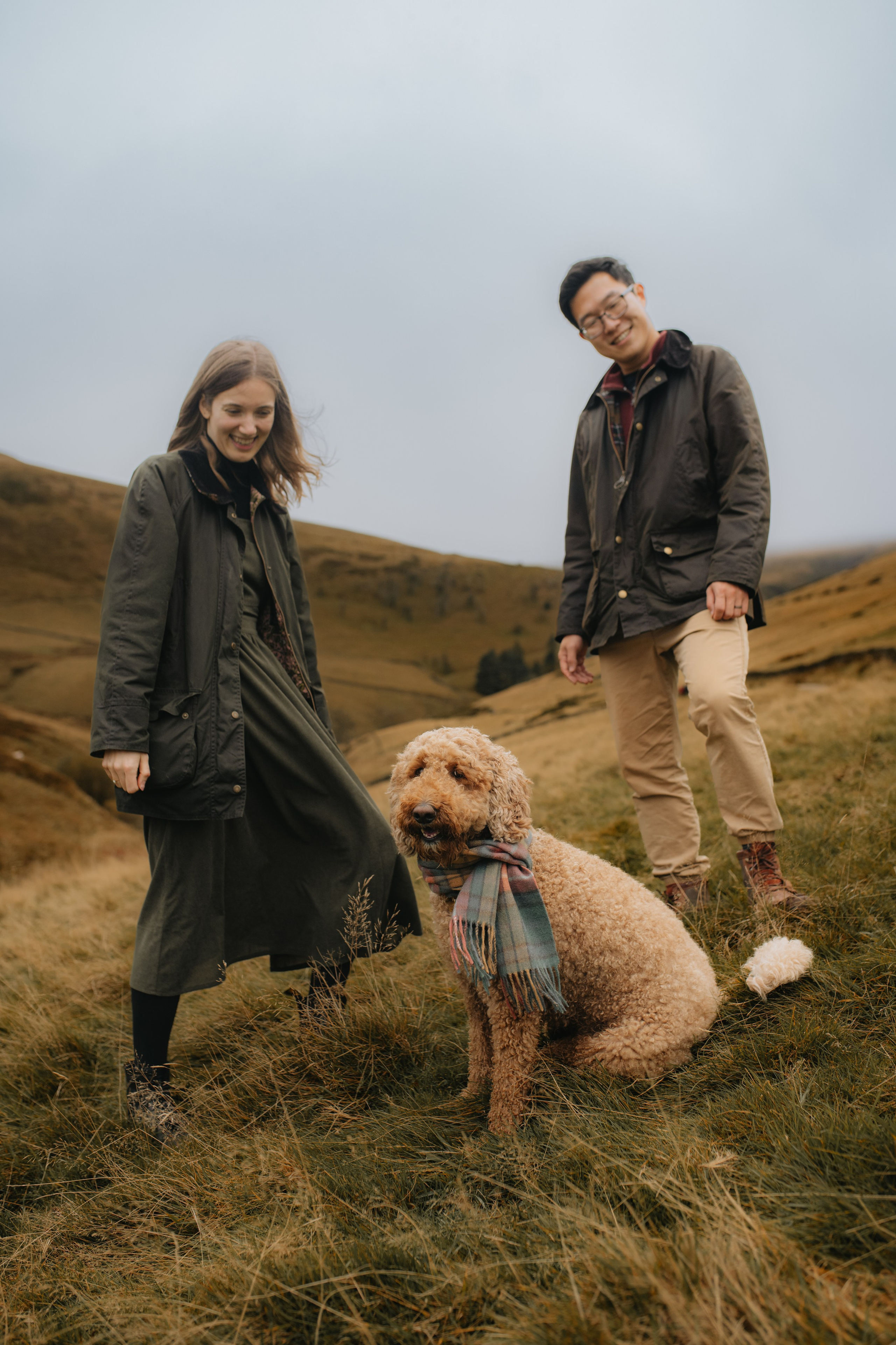 L & C in Peak District. Tania Gandrabur, photographer in West Midlands, England