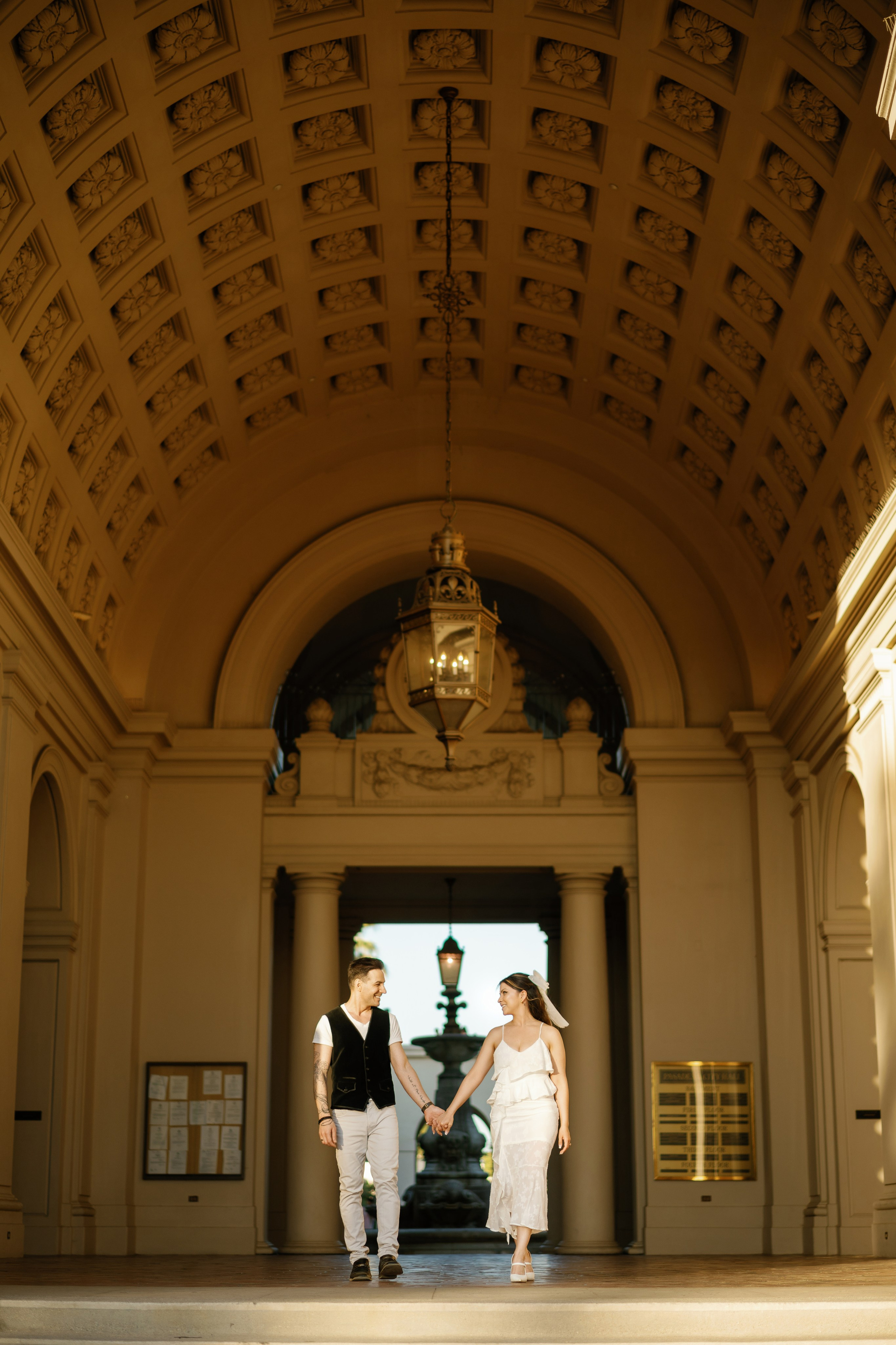Pasadena City Hall Engagement Photoshoot, California. Wedding Photography & Videography Team in California, Los Angeles, San Francisco, San Diego and Travel