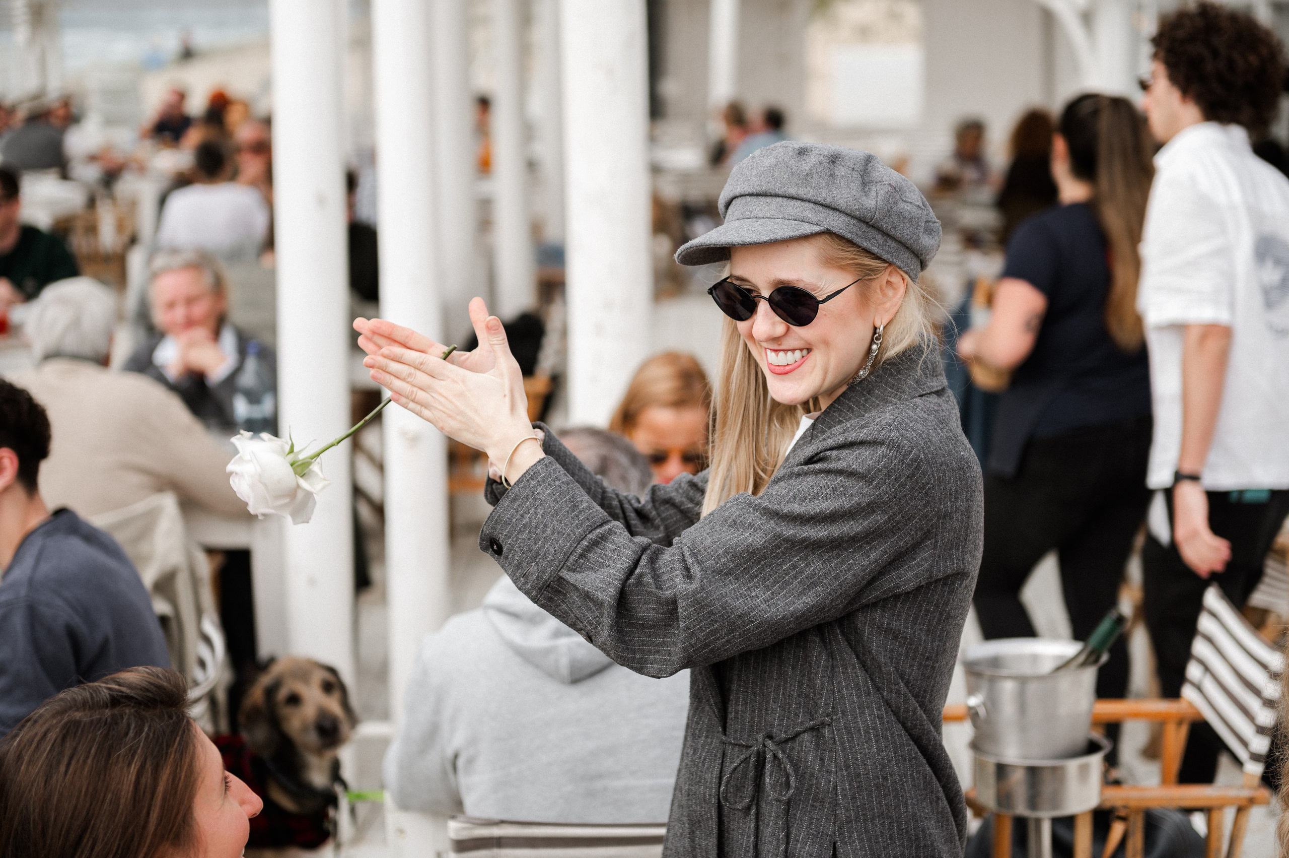 Evento na praia. Sua fotógrafa em Lisboa — Anna Belova