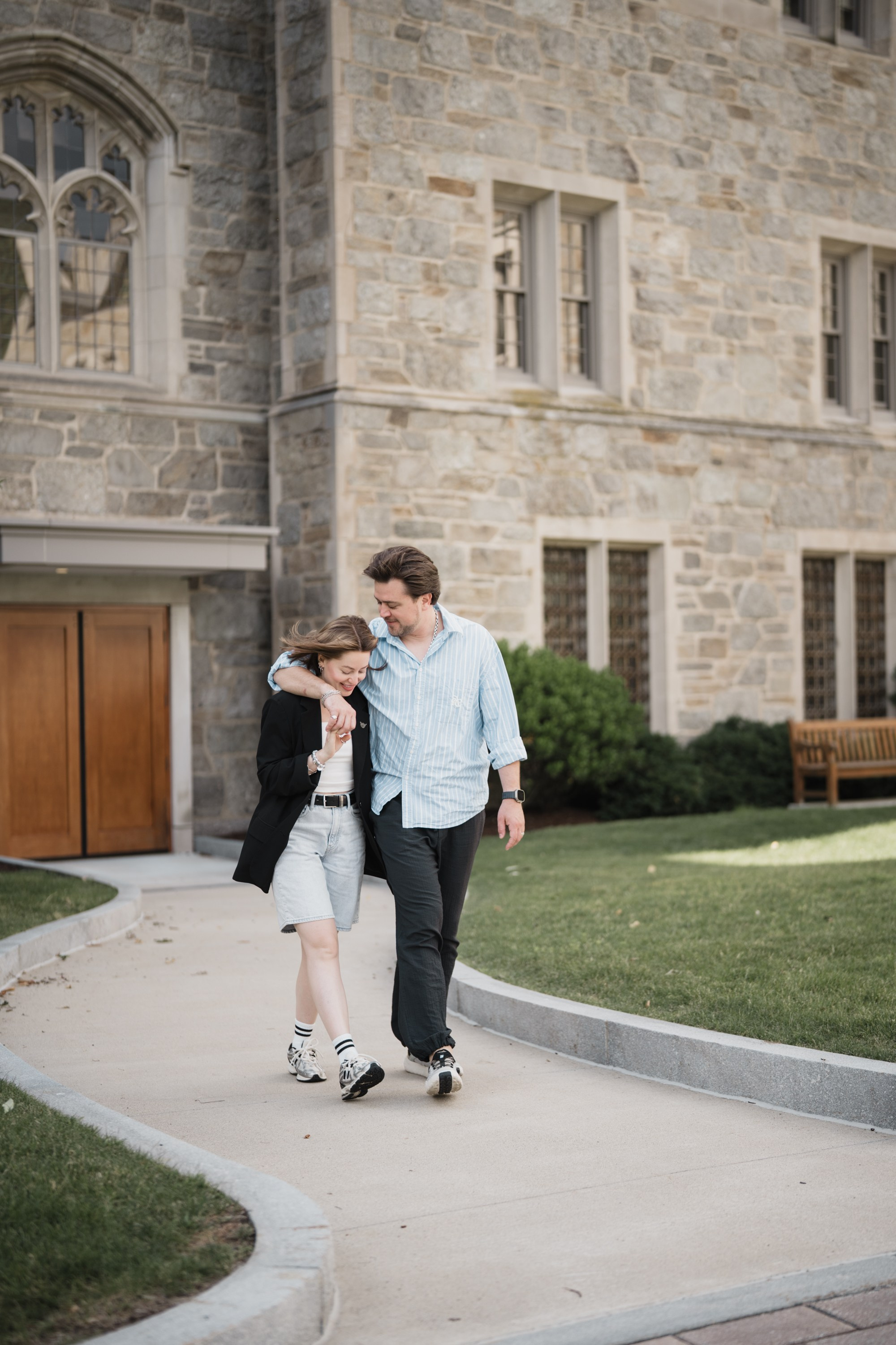 Photoshoot in College Boston. Portrait and wedding photographer in New York
