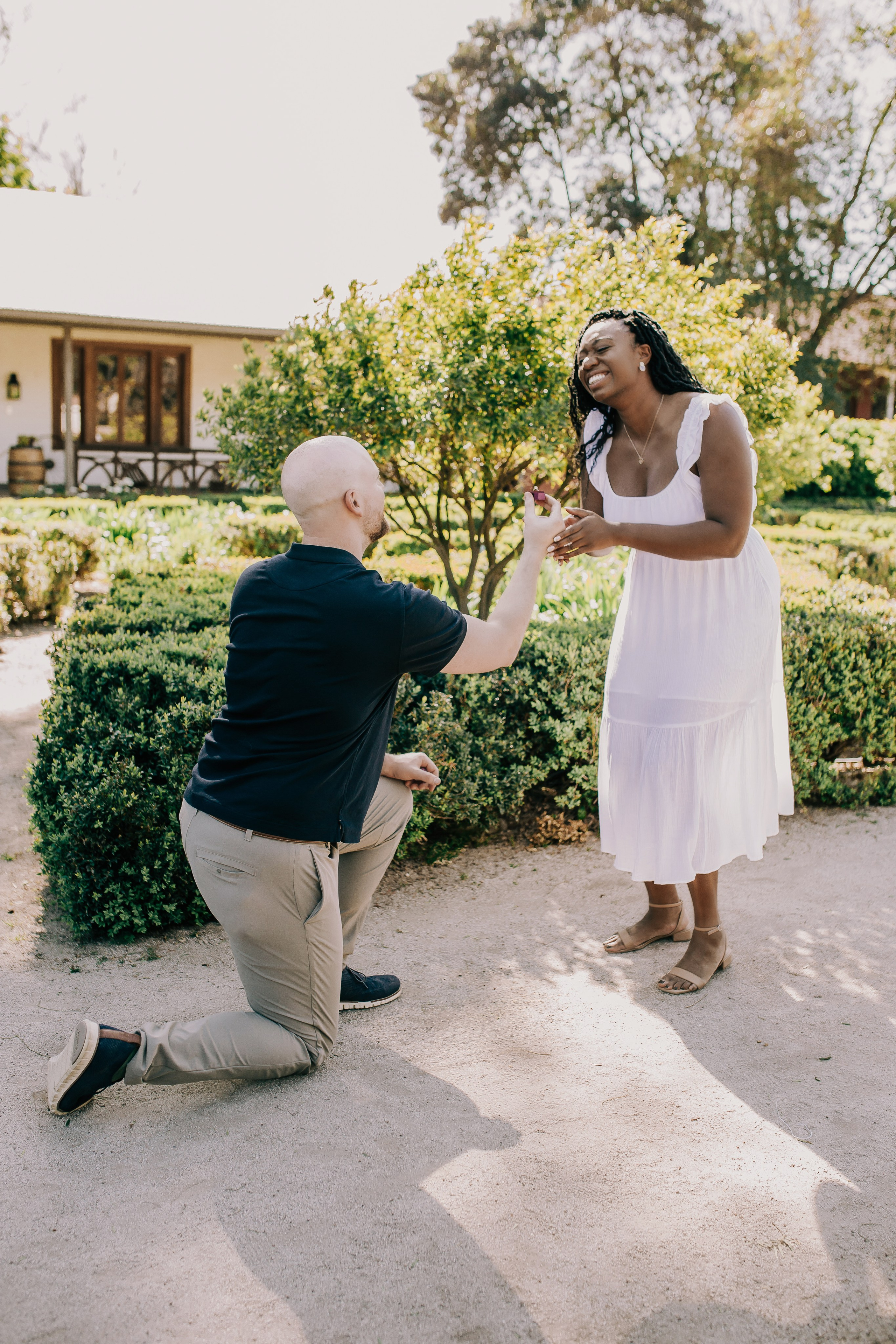 Anita & Kevin. Wedding proposal at Santa Rita. Photographer in Santiago, Chile Anna Almazova