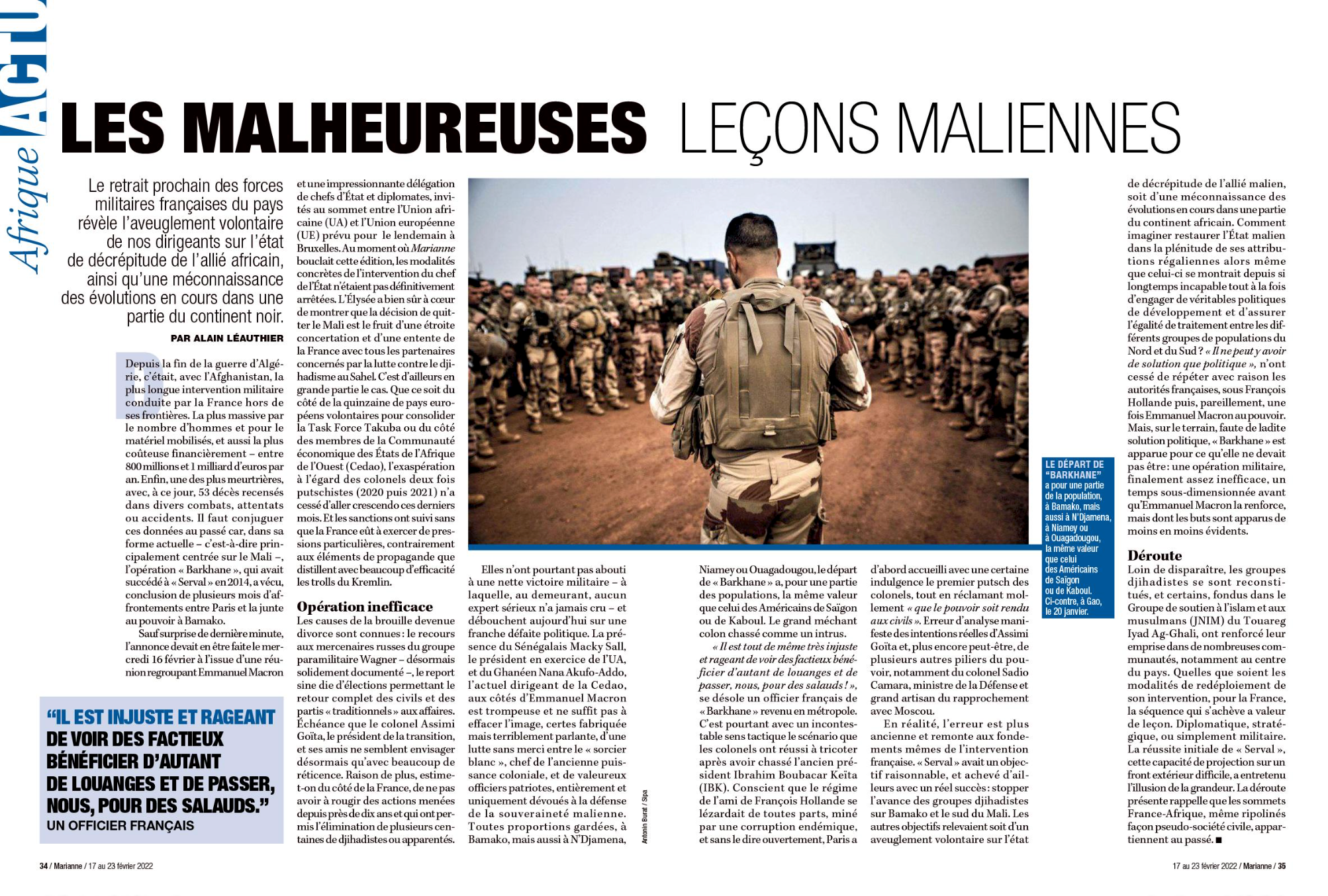 Marianne, 17 février 2022