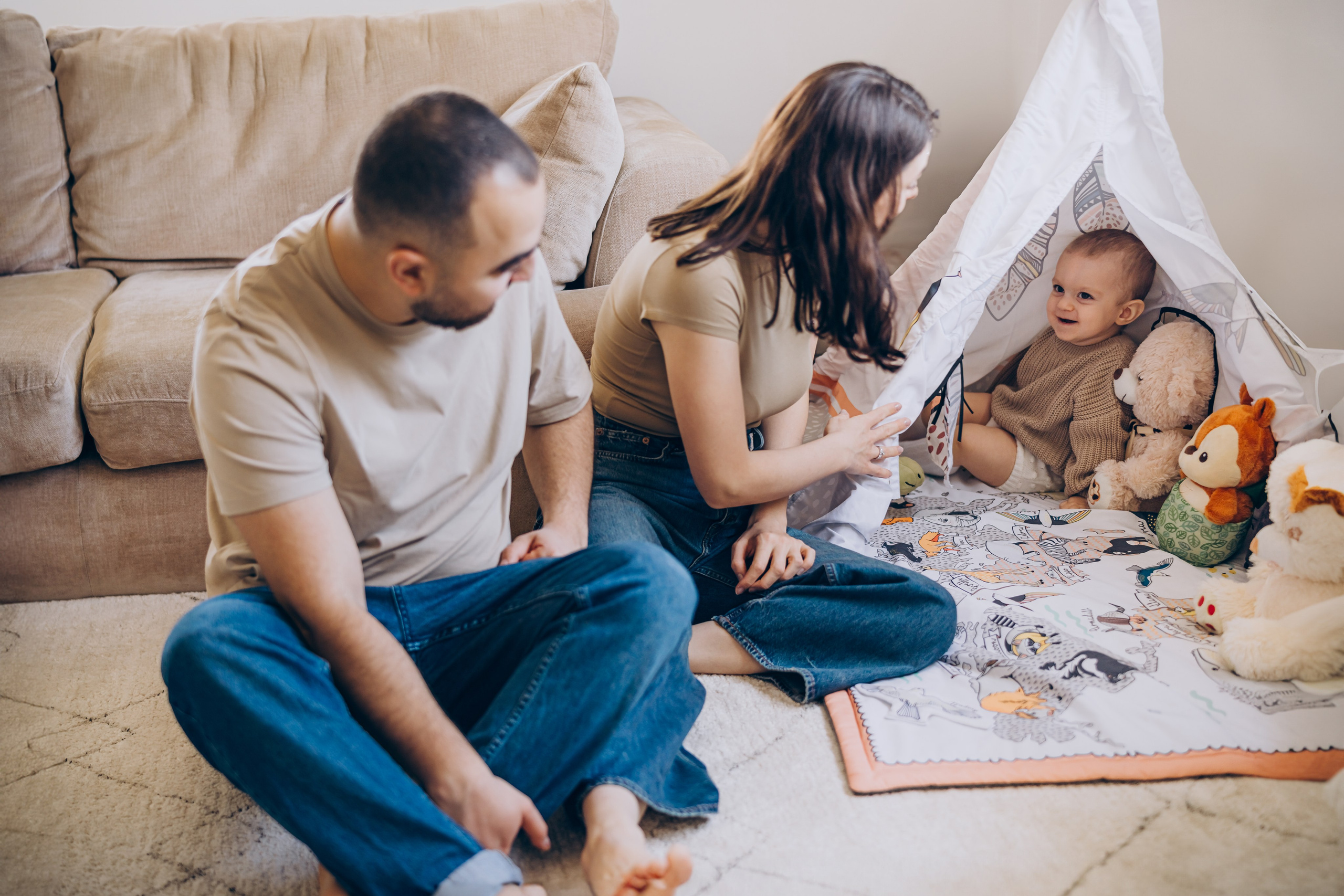 Family of little Leva. Фотограф Пальма де Майорка