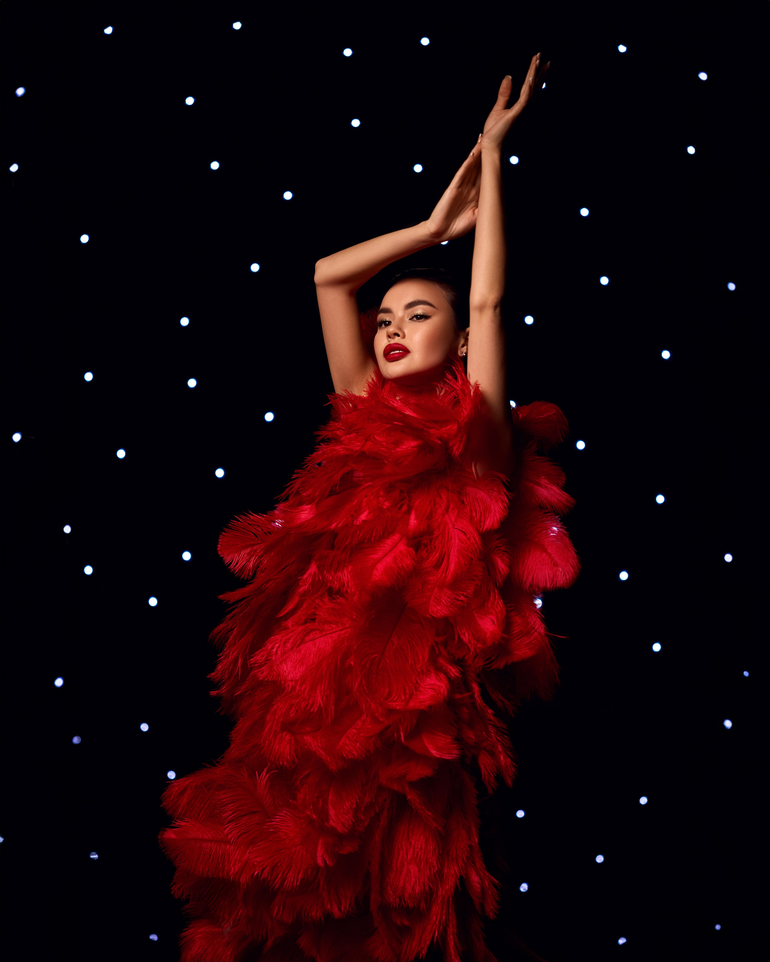 Studio-Shooting. Portraitfotografin Natalia Calcagnile