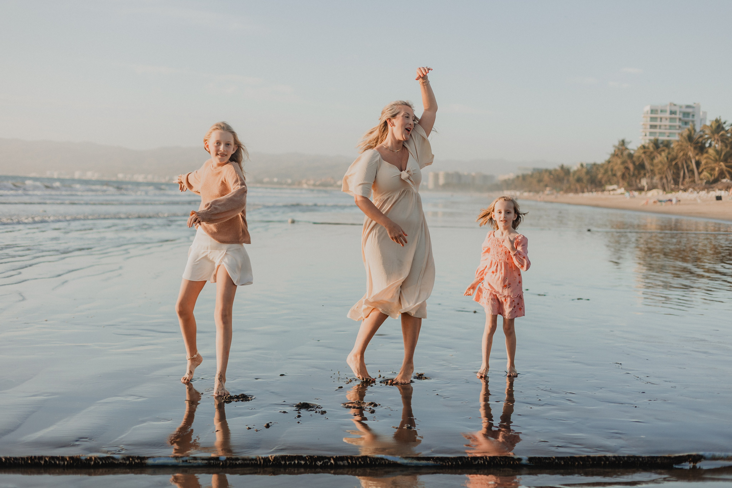 Laughter, Sand, and Sea: A Family Session in Nuevo Vallarta