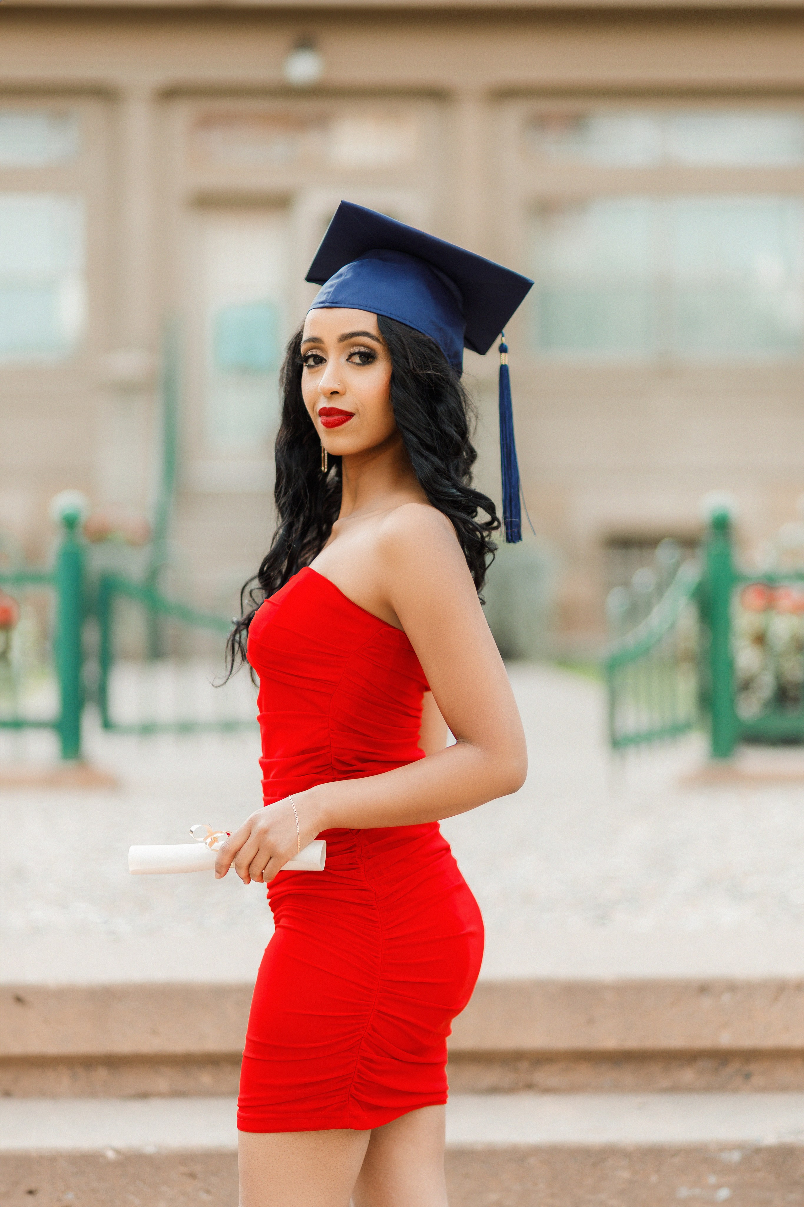 Graduation photos. Home