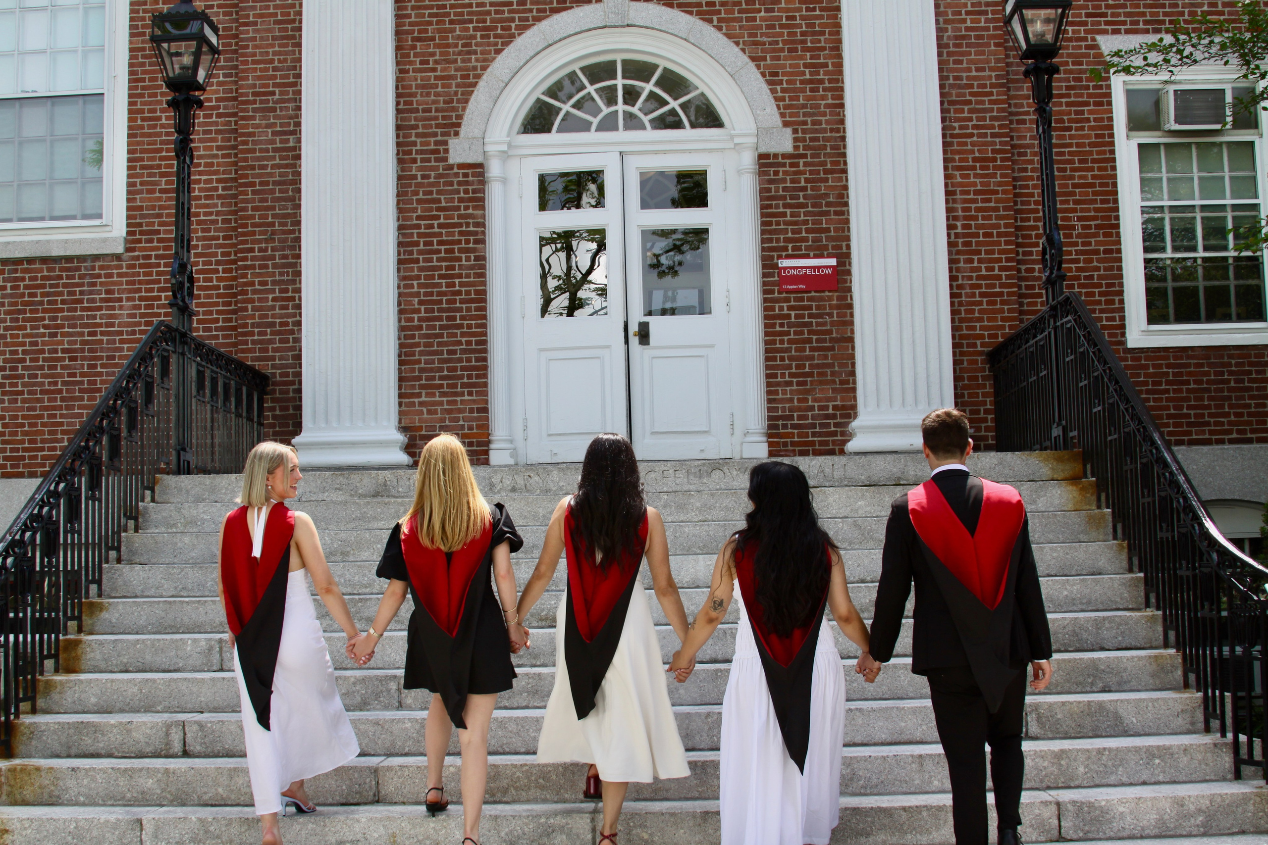 Masters graduation with Talia (group shoot). Kelly Sang, graduation and portrait photographer in Boston