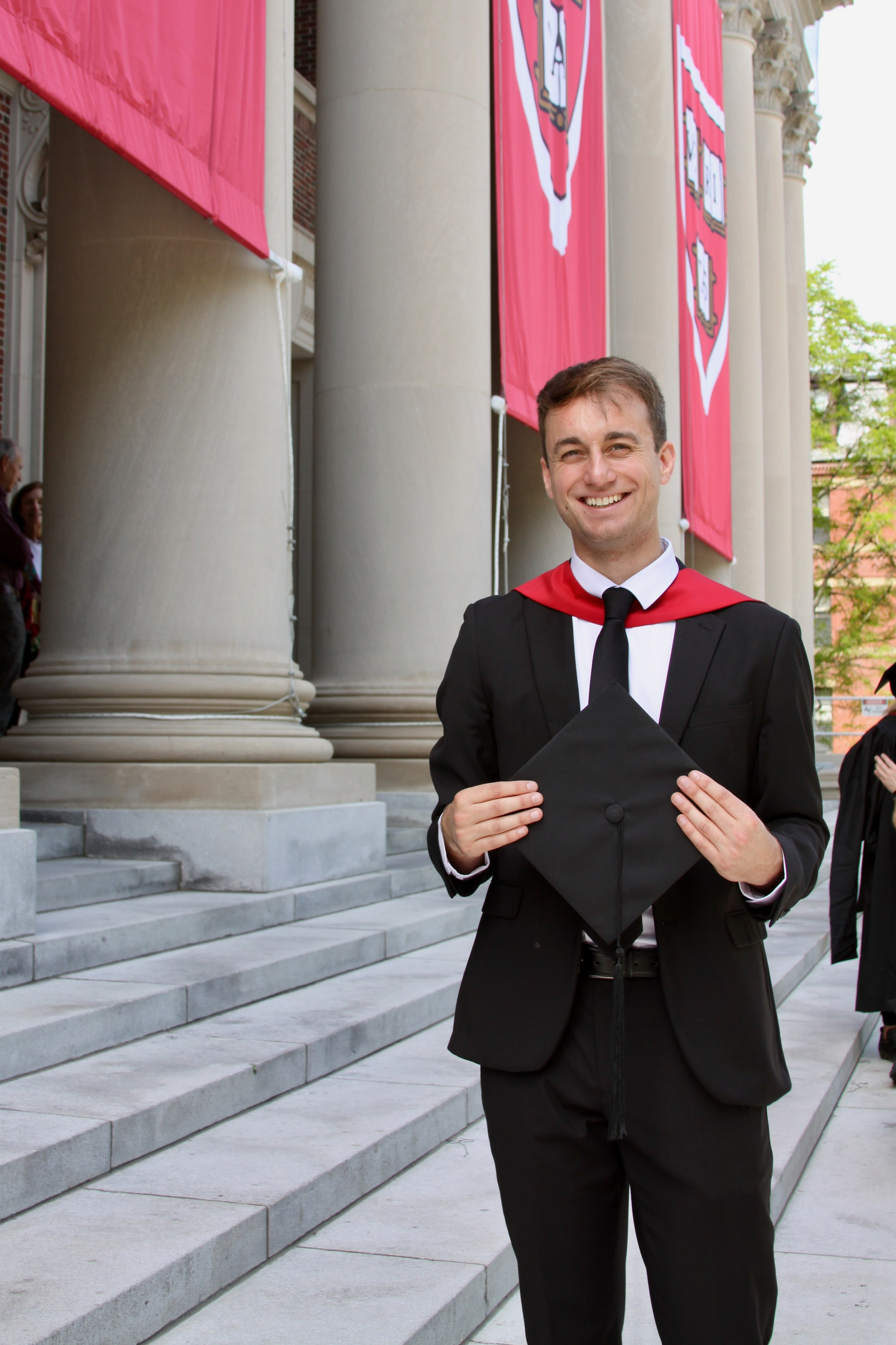 Masters graduation with Talia (group shoot). Kelly Sang, graduation and portrait photographer in Boston