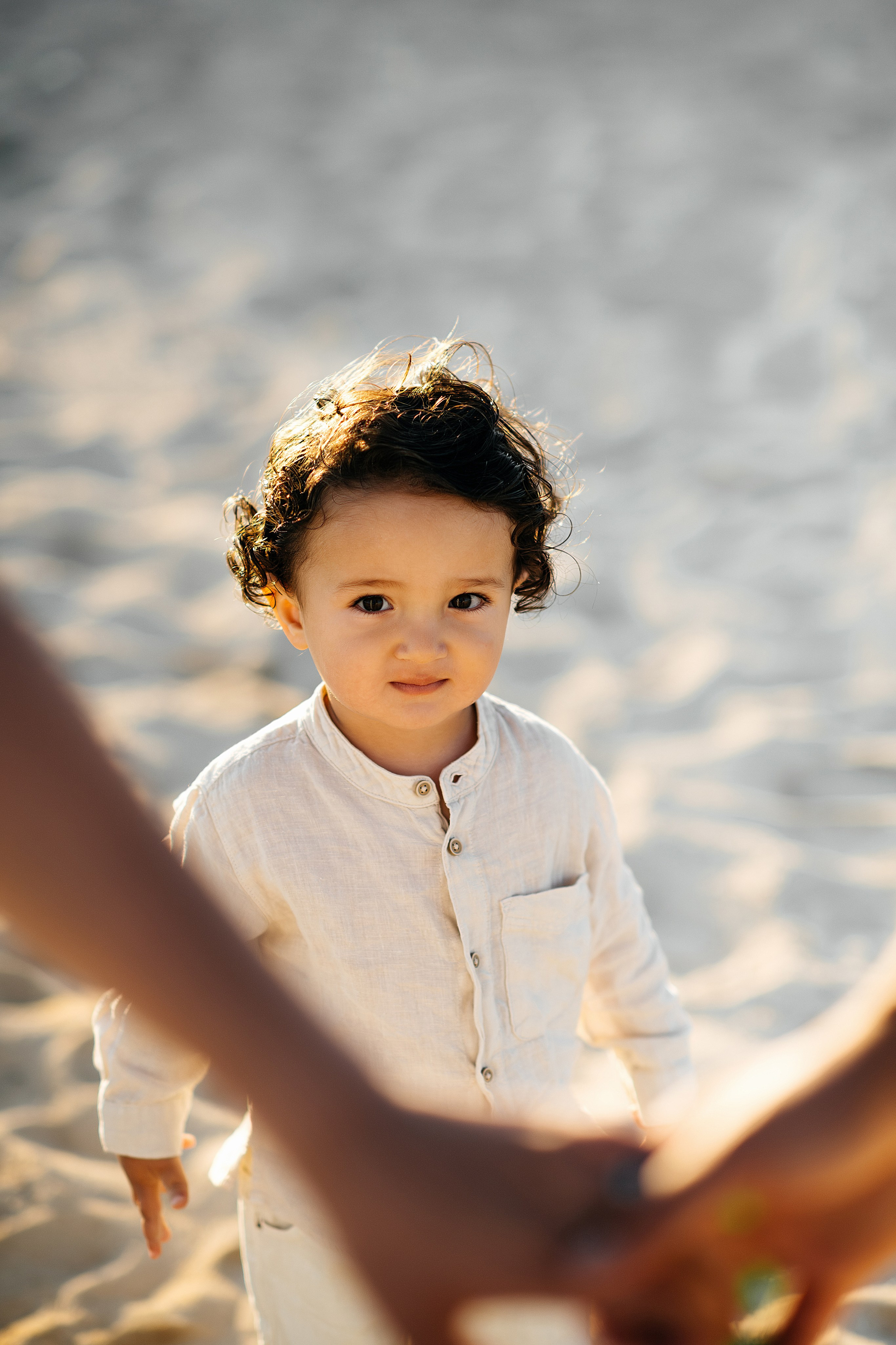 На пляже. Фотограф на Кипре