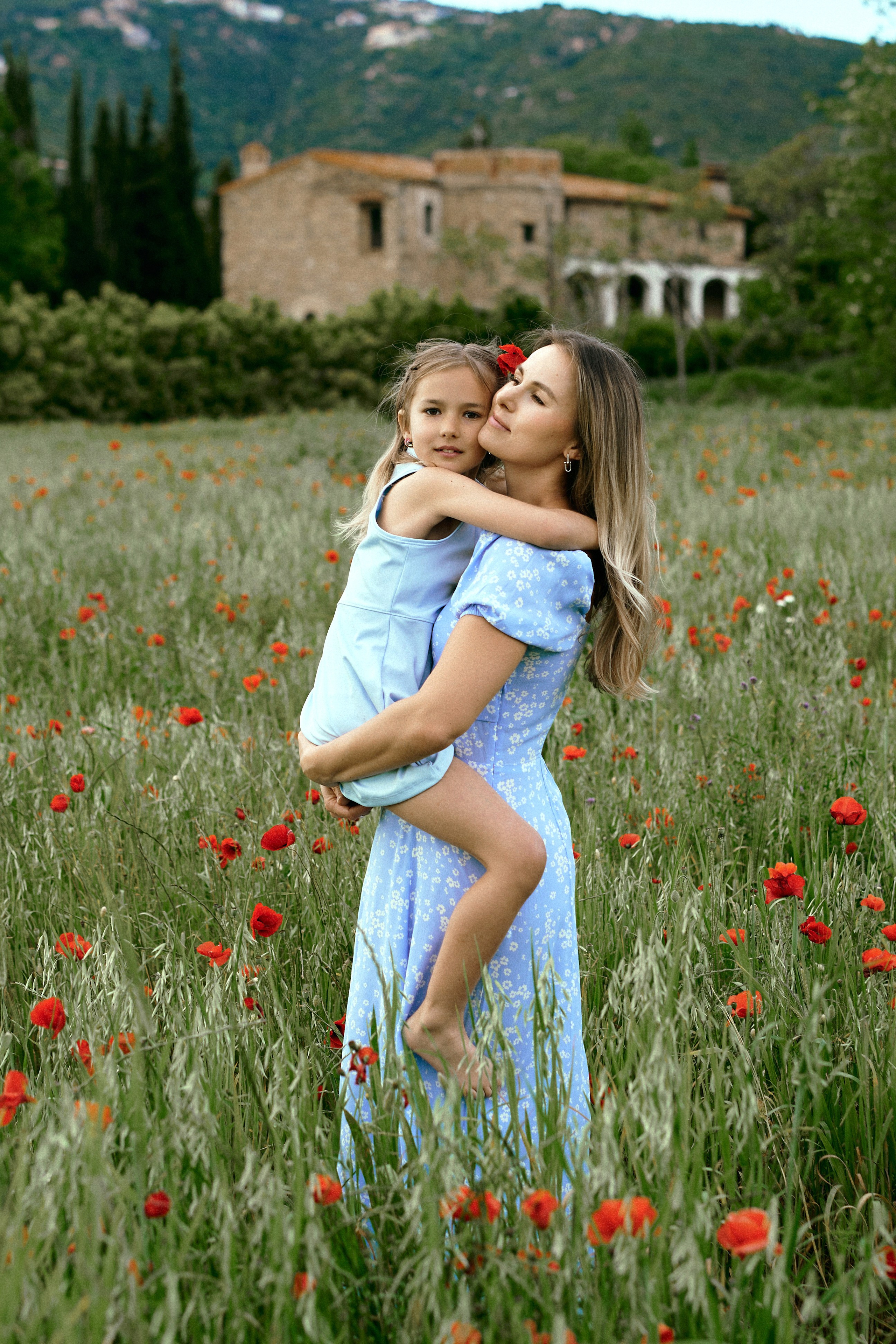 Маки. Кристина и Полина. Фотограф в Барселоне Жанна Захарченко