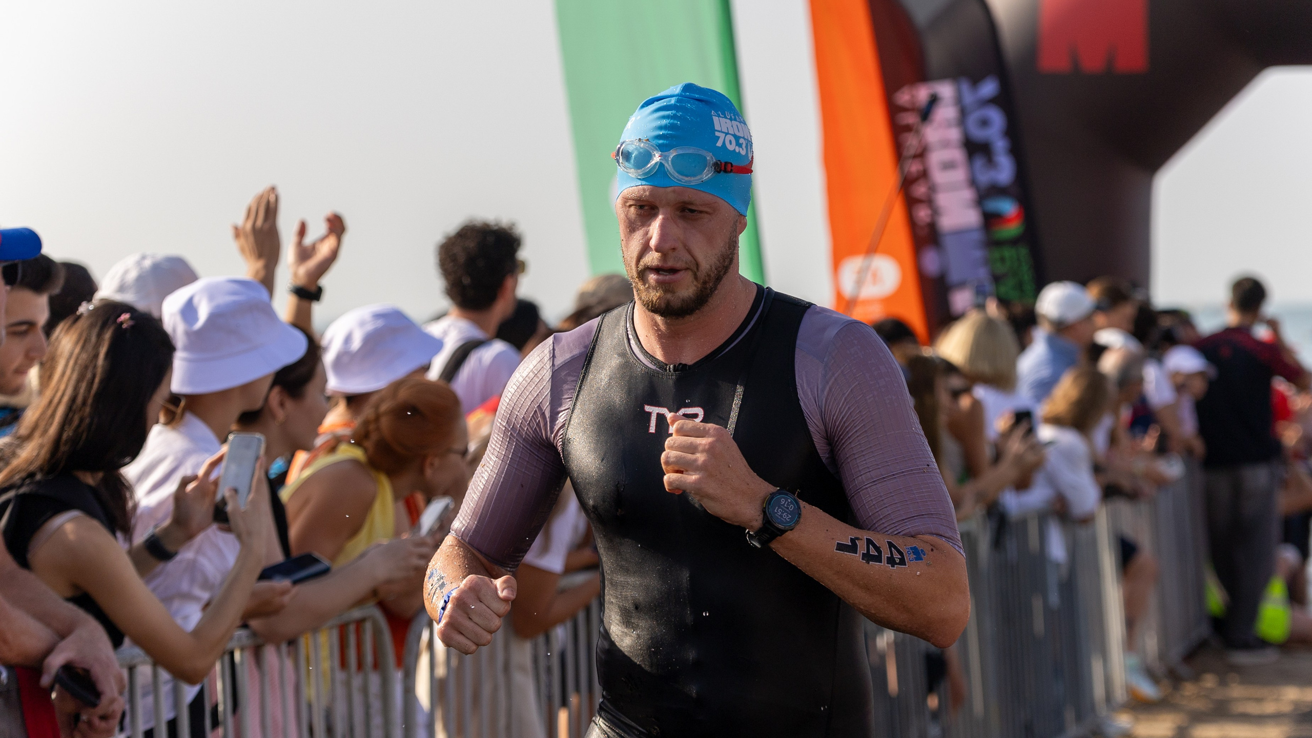 IRONMAN 70.3 Swimming. Commercial, Event, Sport, Food and Product Photographer