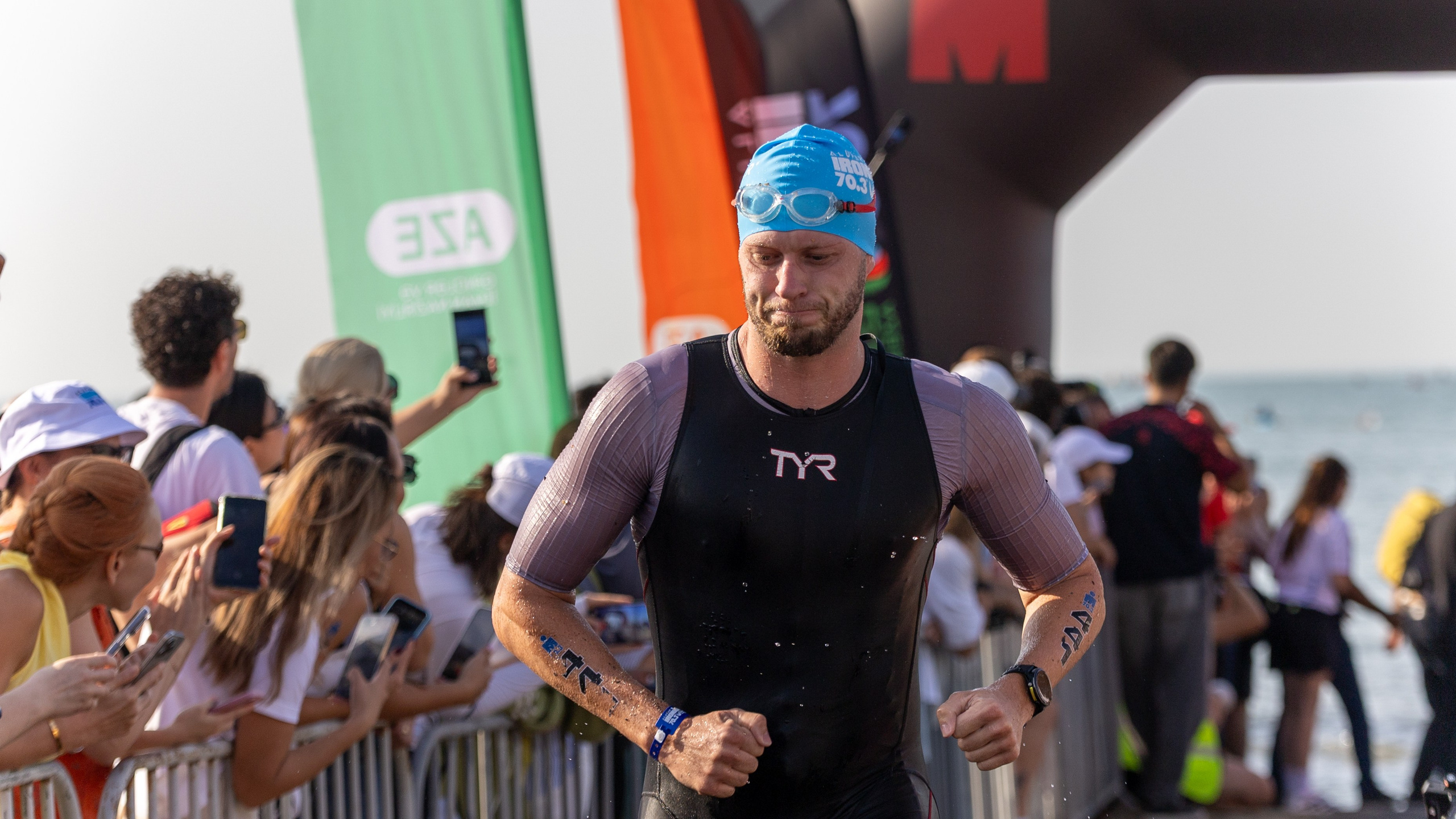 IRONMAN 70.3 Swimming. Commercial, Event, Sport, Food and Product Photographer