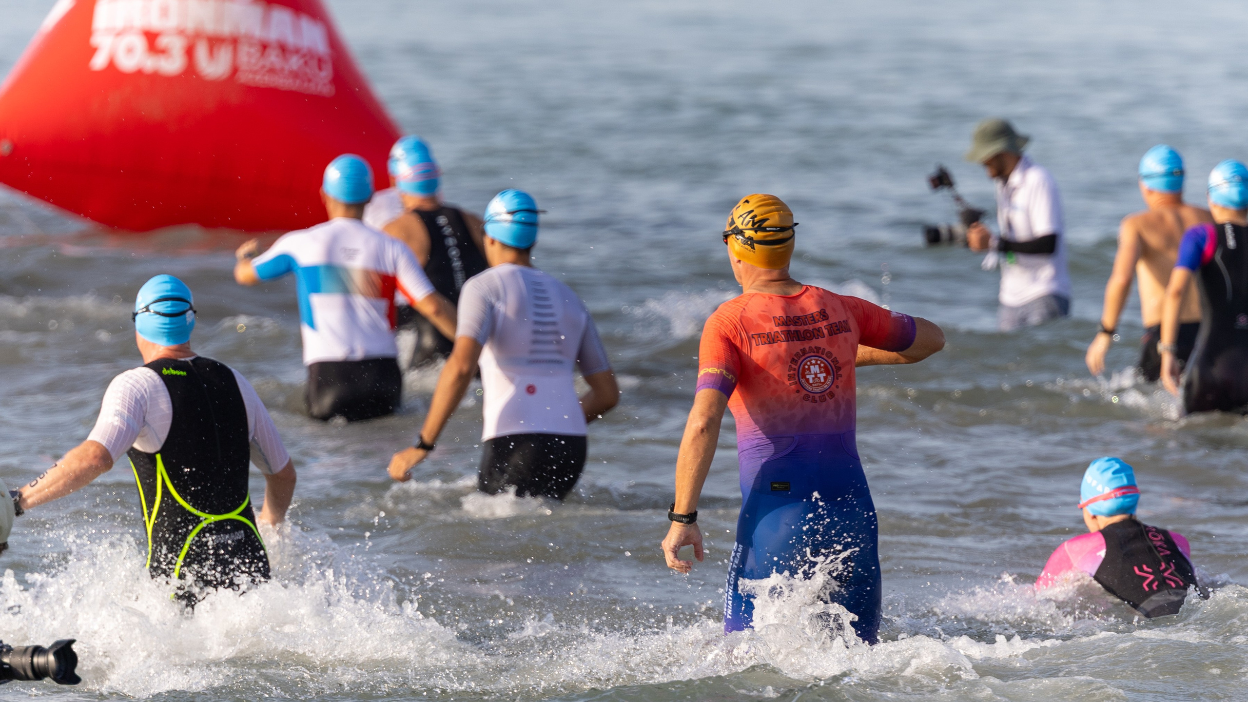 IRONMAN 70.3 Swimming. Commercial, Event, Sport, Food and Product Photographer
