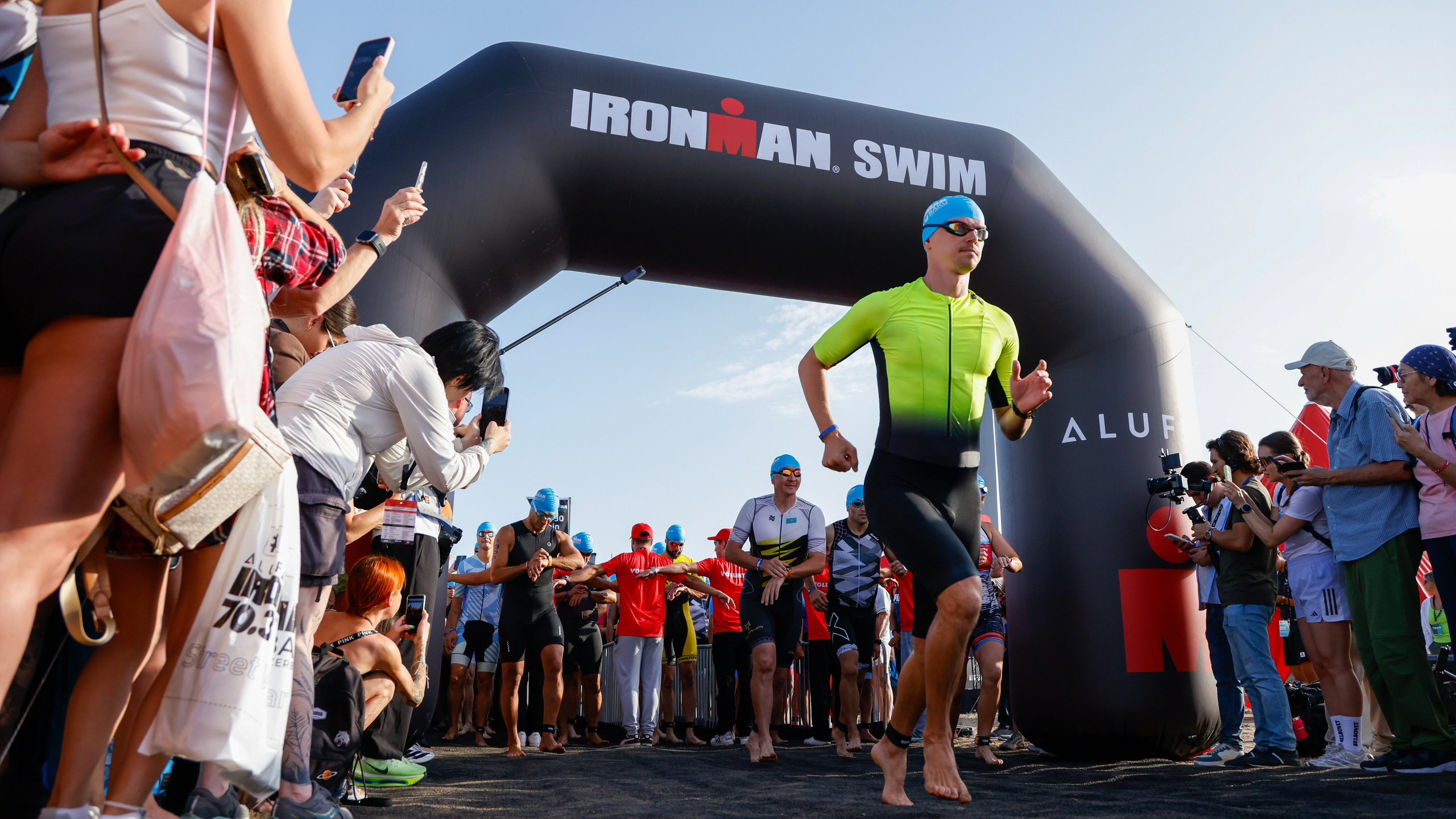 IRONMAN 70.3 Swimming. Commercial, Event, Sport, Food and Product Photographer