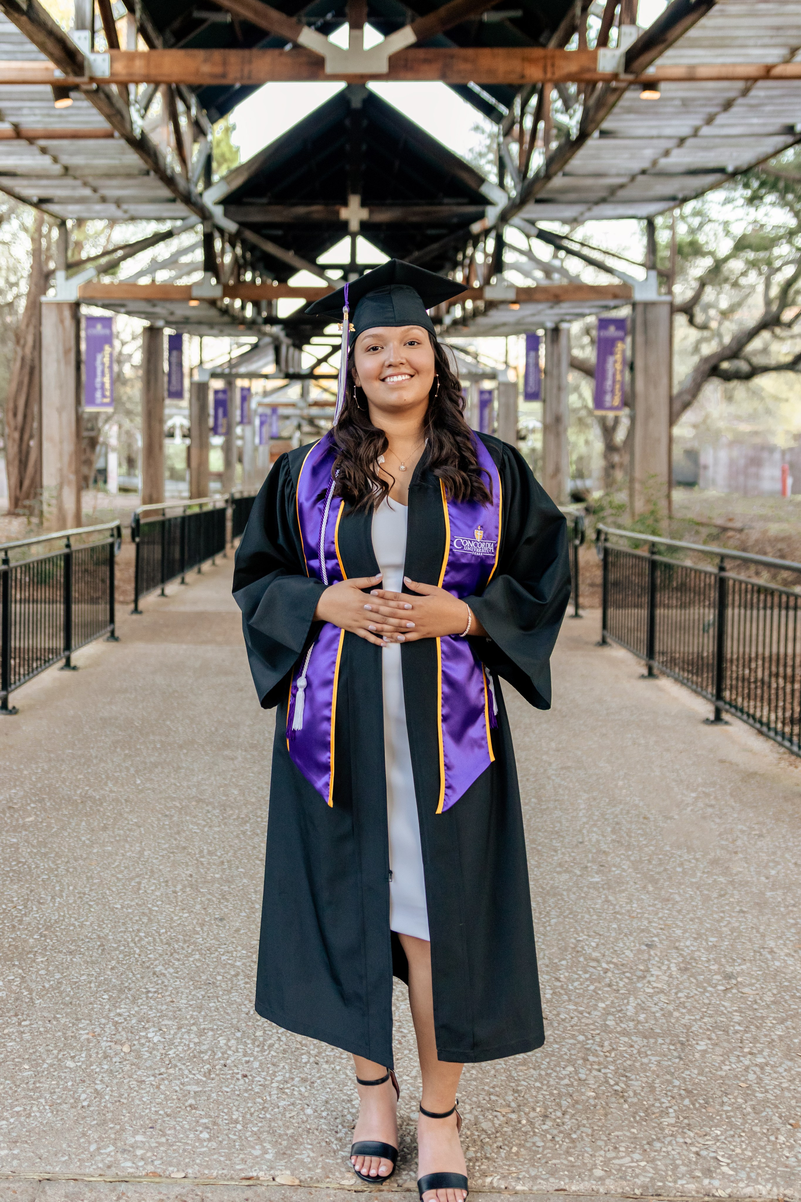 Kasey’s senior photoshoot at Concordia University