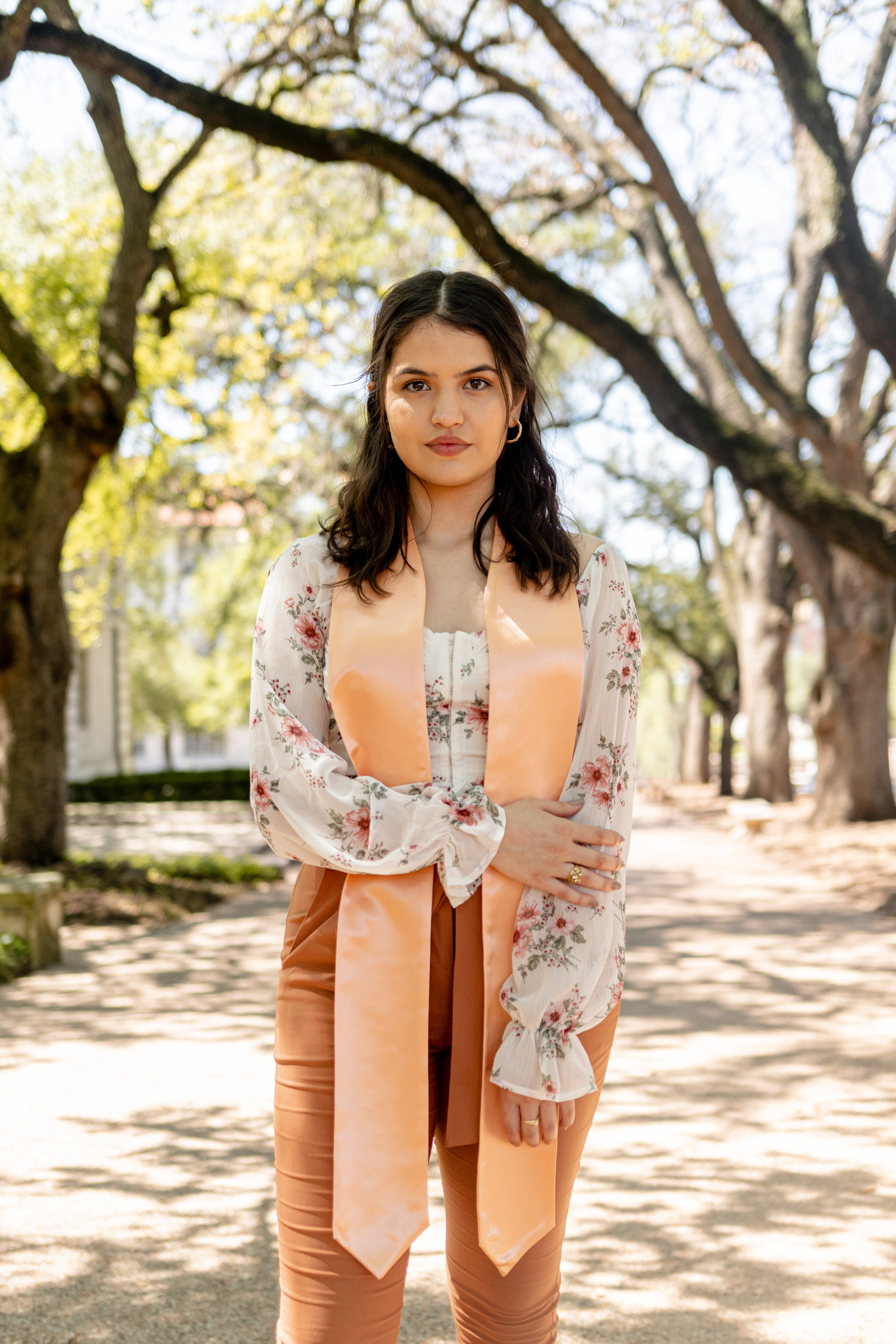 Noelia’s senior photoshoot at the University of Texas