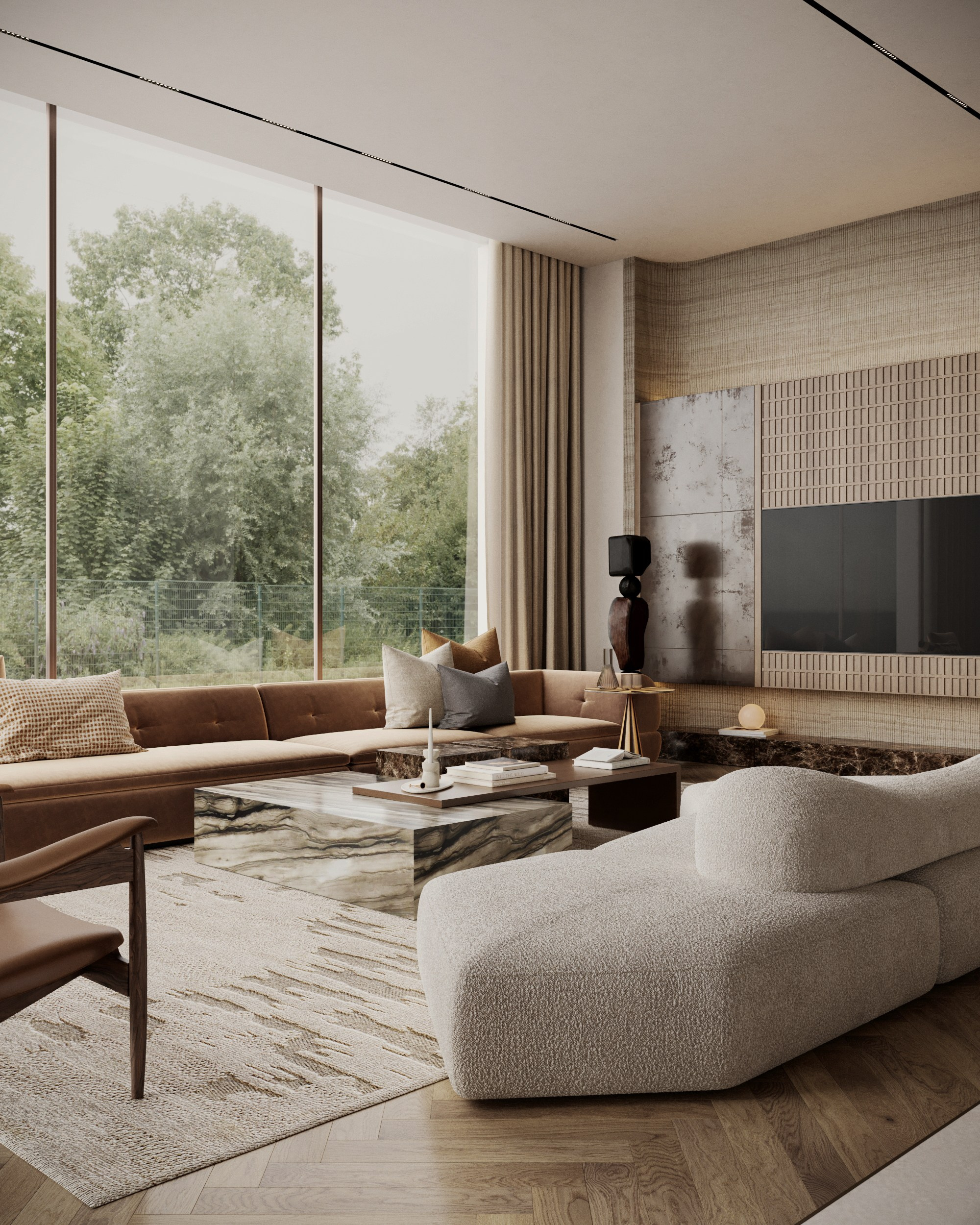 Villa in Dubai. Interior designer / visualizer Lisa Oputina