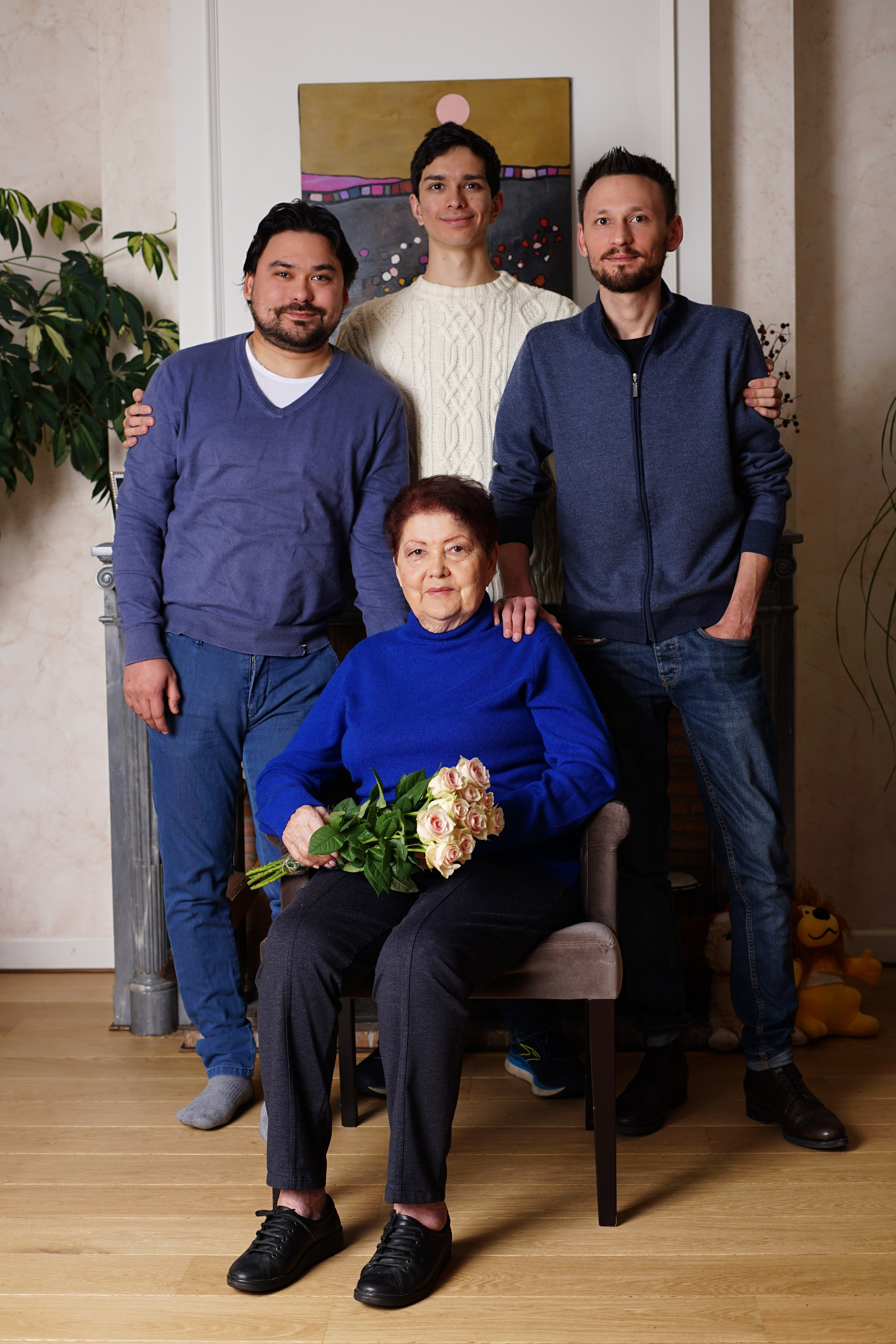 Edouard et sa famille. Petit trésor photos de famille, grossesse et nouveau-né à Roanne