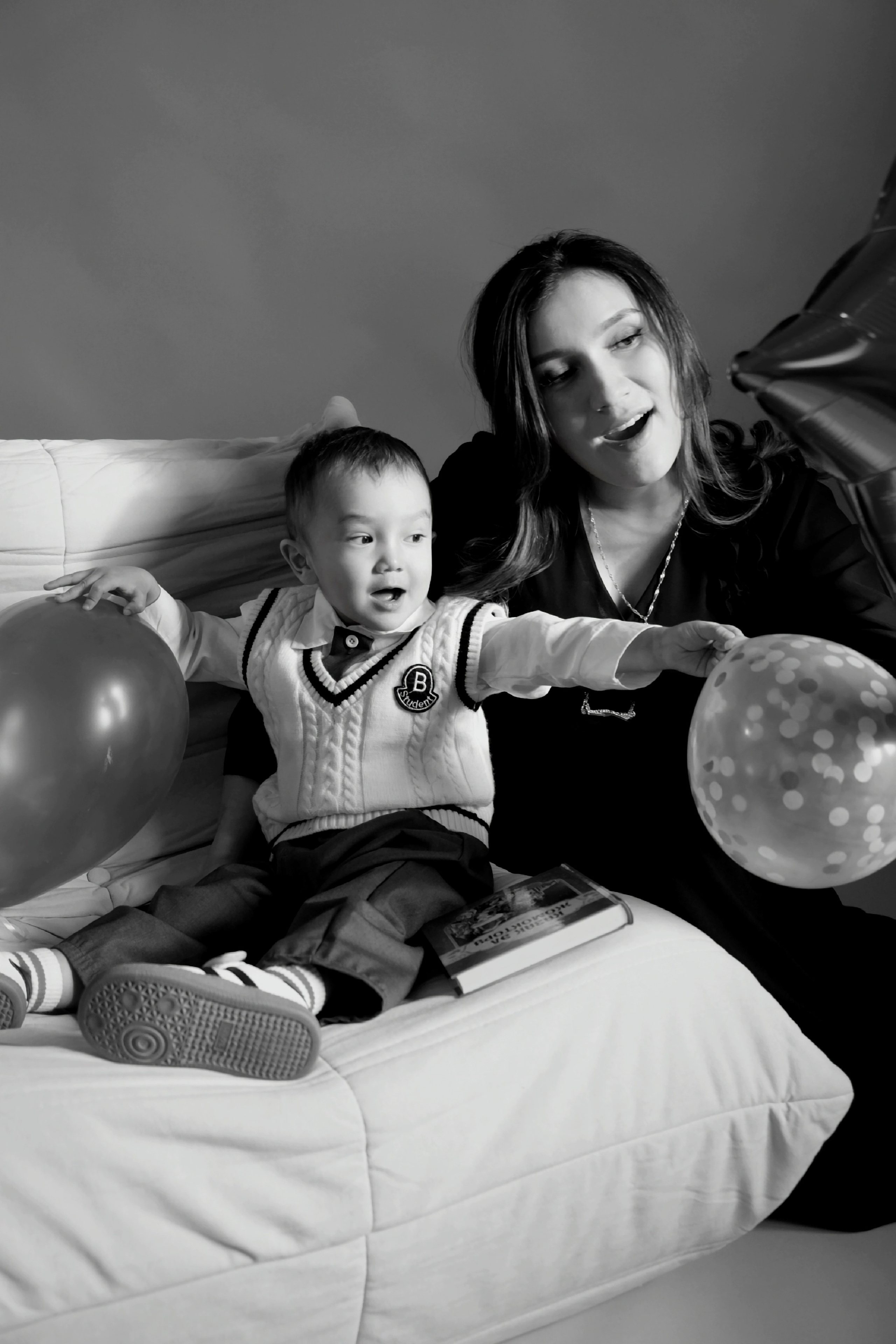 Зилола с сыном. Семейный и детский фотограф Бишкек Элина Суерова