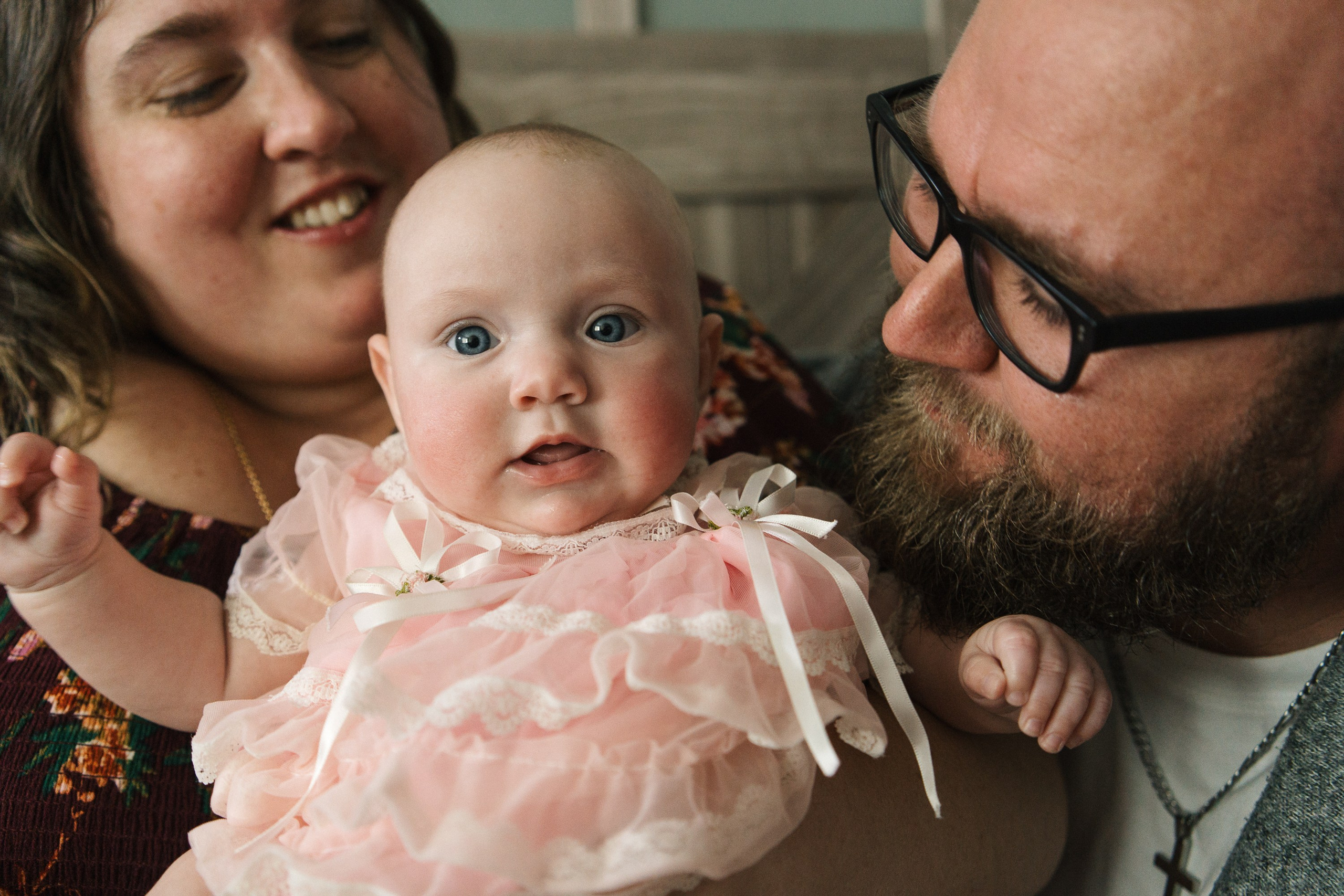 In home family photo session in Burnaby
