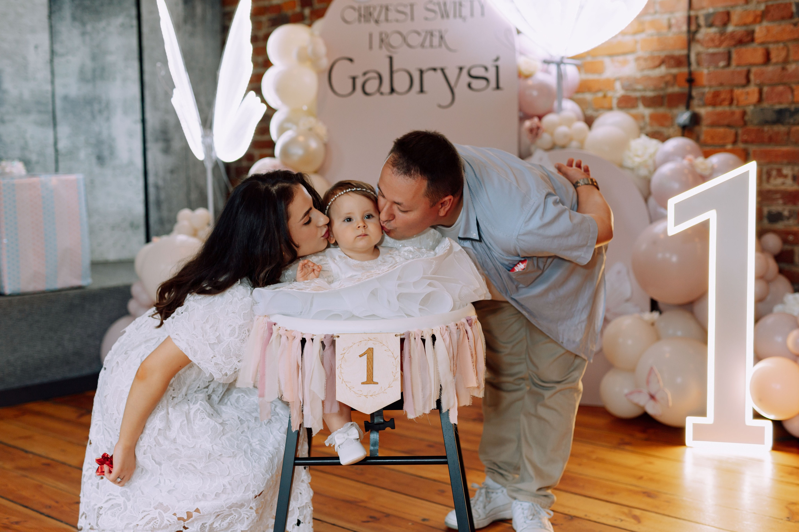 Chrzest Święty i roczek Gabrieli