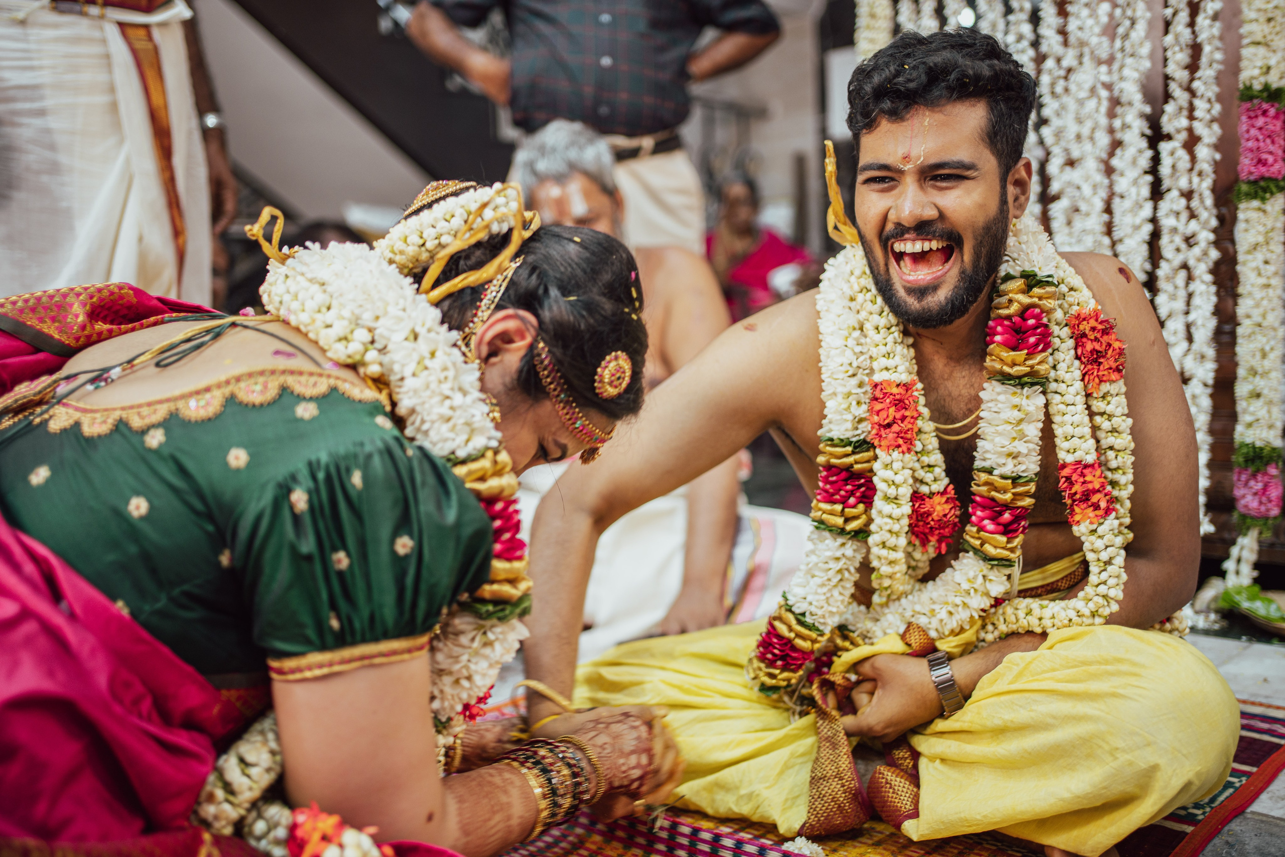 Shamika & Aravind. Menu