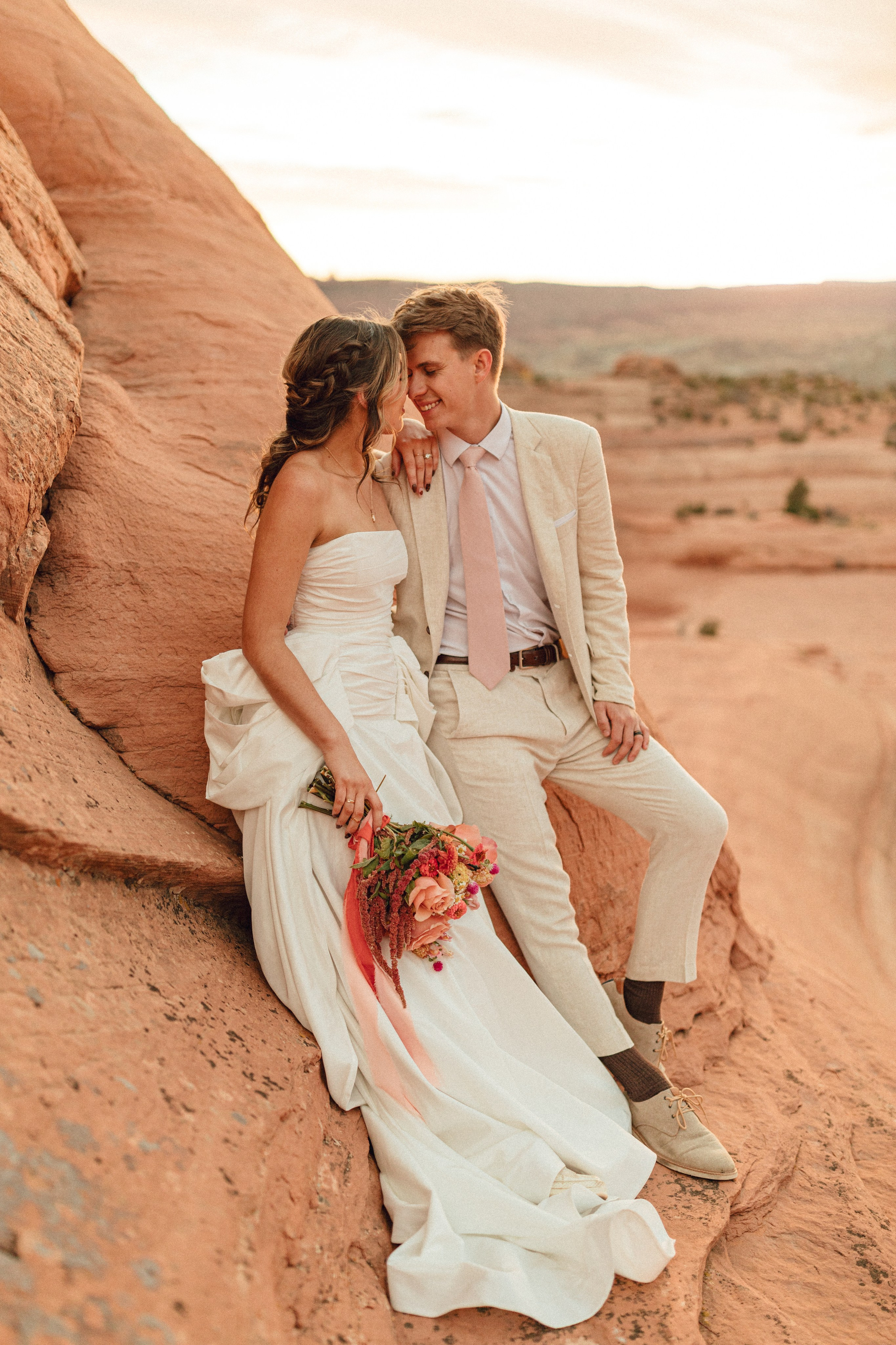 J&J at National Arches. Sara Eulalia | Virginia Photographer