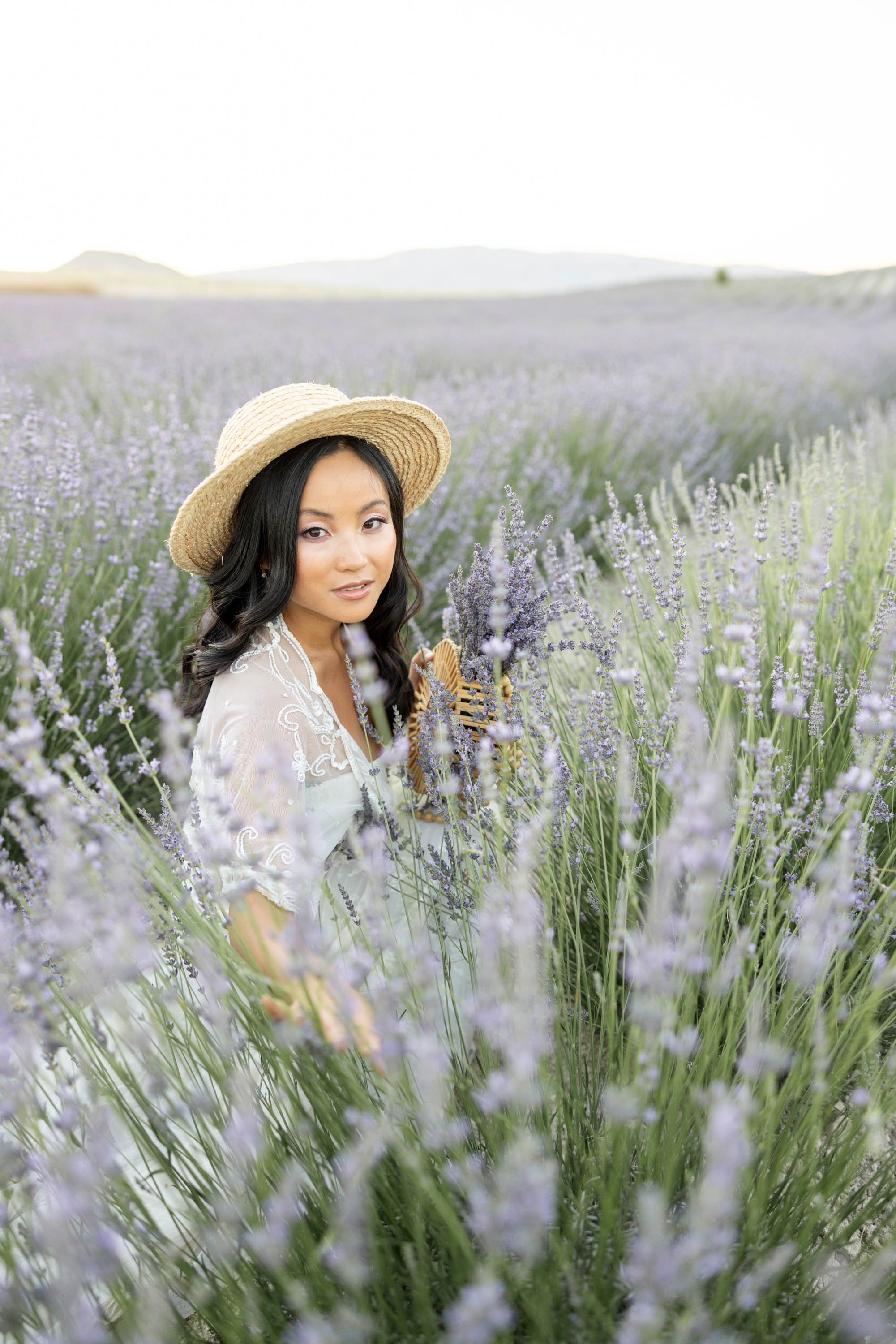 Dreamy Photoshoot in a Lavender Field. Julia Ganch I Fashion Wedding Photography I Cappadocia Turkey