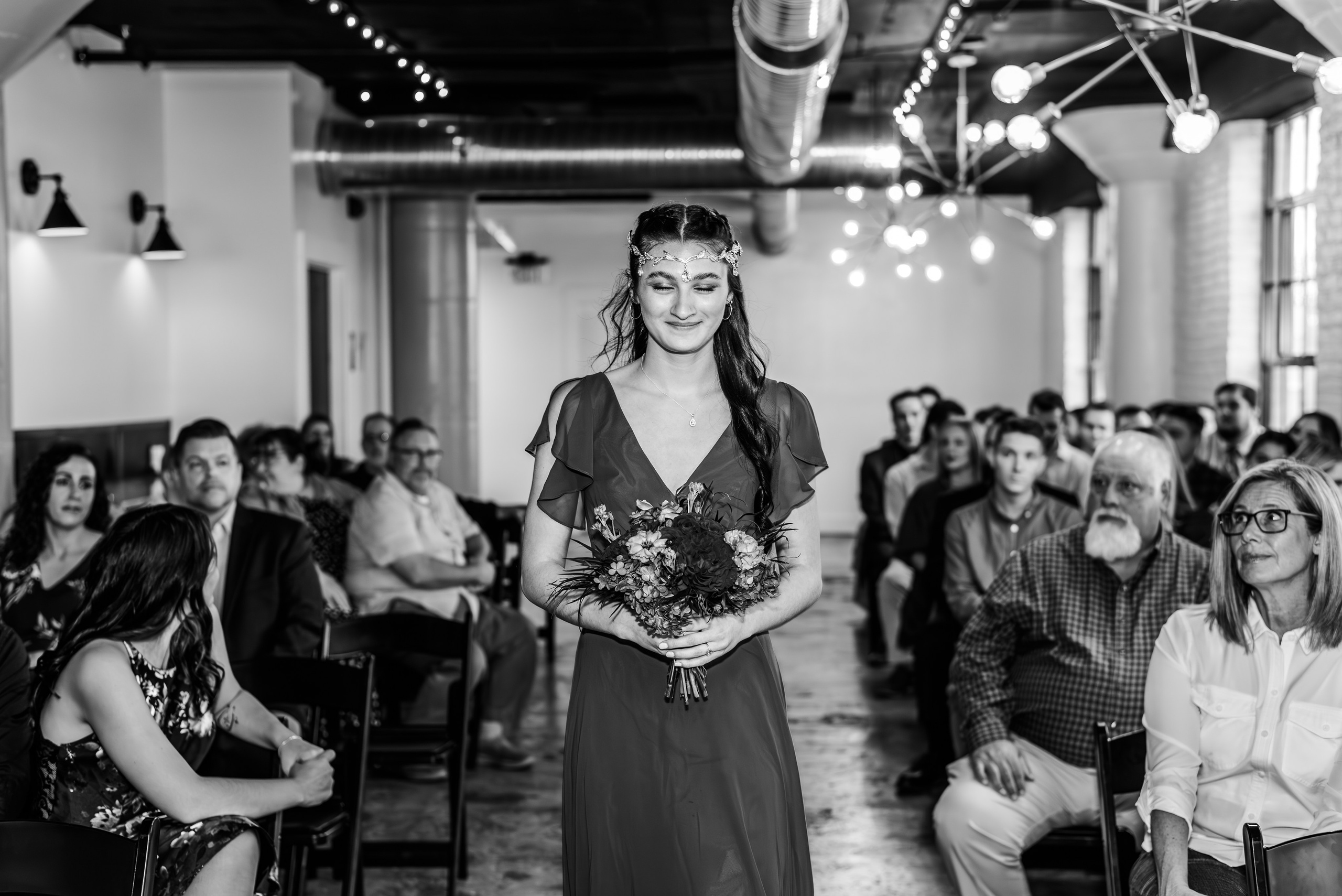 Bold & Dramatic Wedding at The Paper Mill on The Landing | Fort Wayne Wedding Photographer. Alexandria Danielle Photography | Fort Wayne & Indianapolis Wedding Photographer