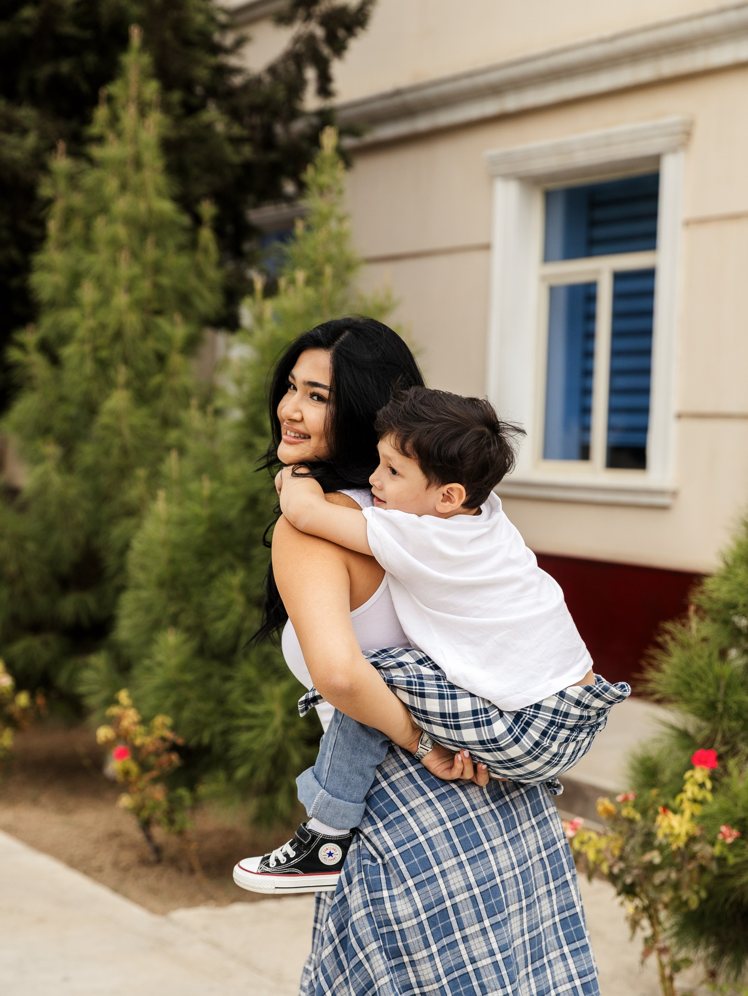 Mom and Her Little Boy. Family and wedding photographer in Bangkok, Thailand