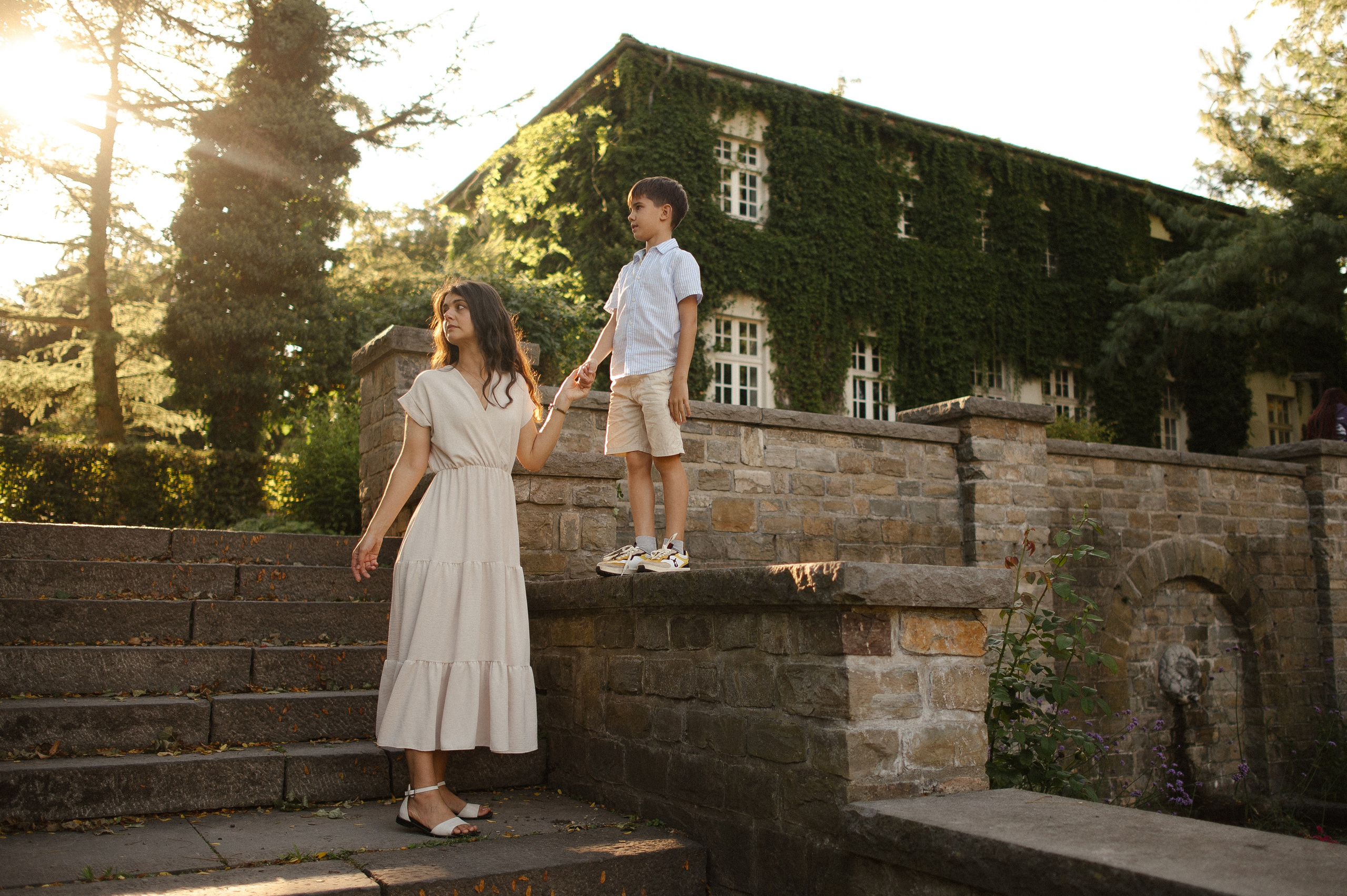 Lena, Andrey i samokat