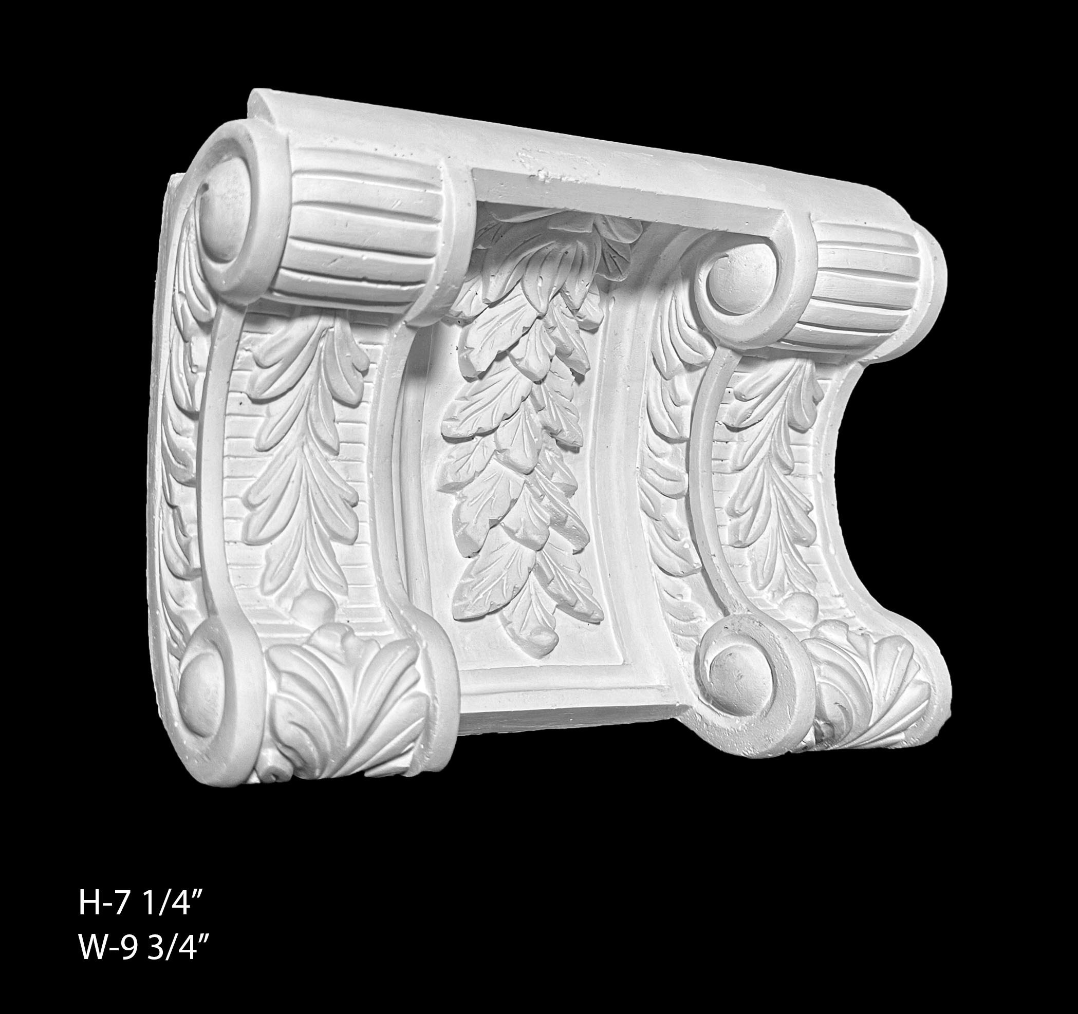 Corbels. Plaster molding