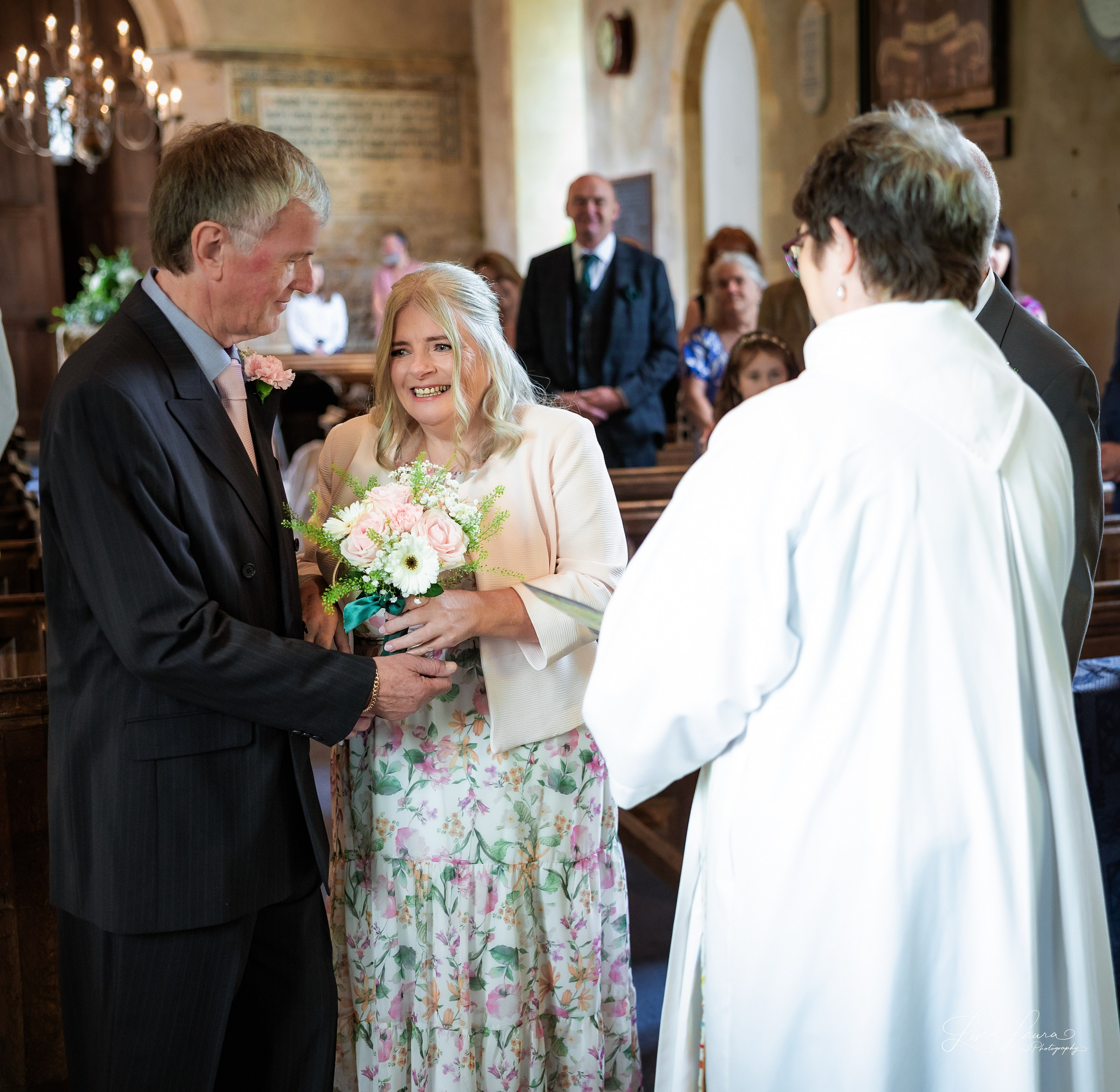 Church Wedding. Wedding and boudoir photography by Liv and Laura