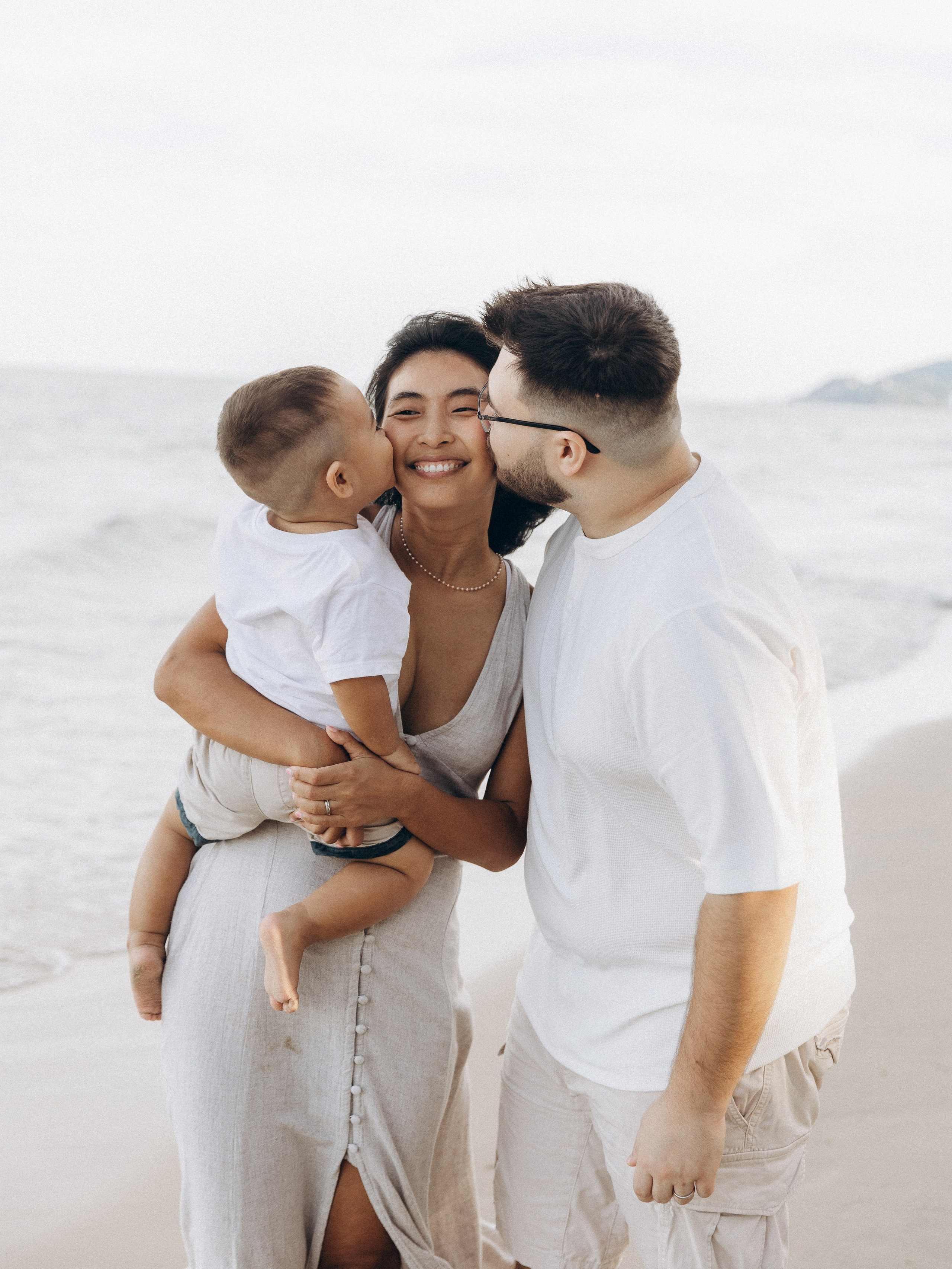 At the beach. Family and wedding photographer in Bangkok, Thailand