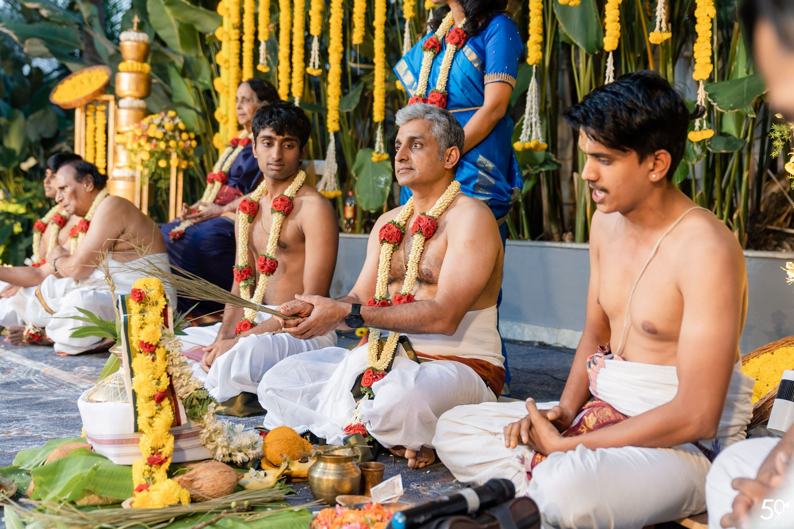 SANJAY AND SAKETH UPANAYANA. 50mm STUDIOS