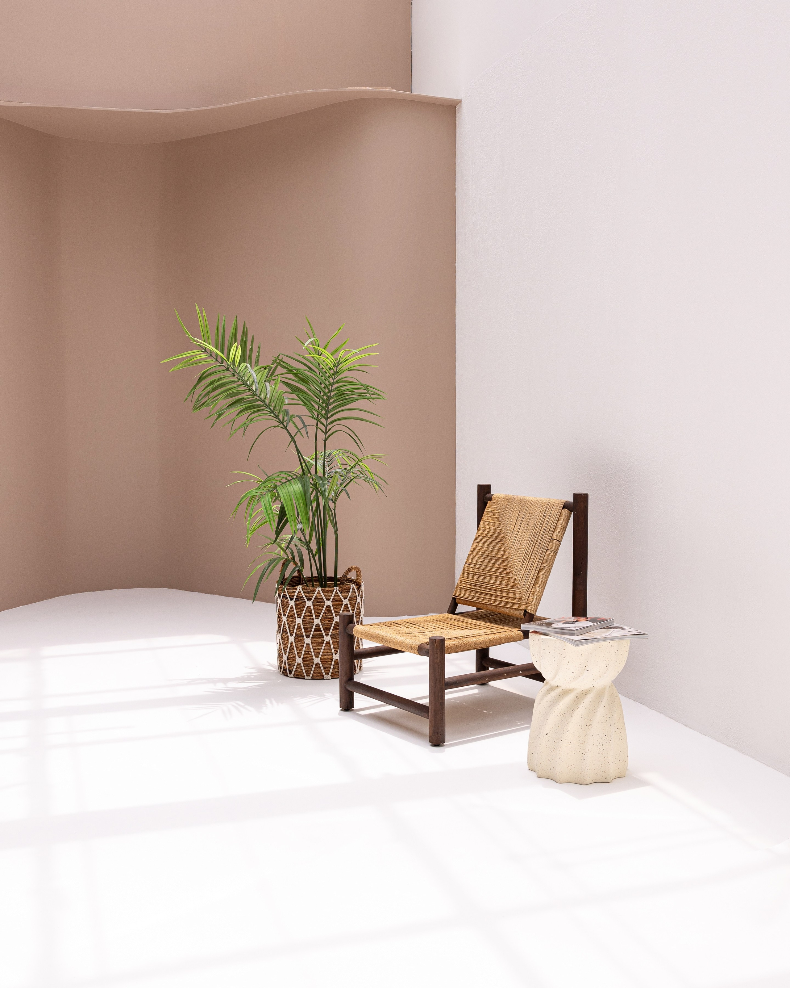 Rental. Sky Zone. Textured walls and Natural light on cyclorama. Photo and video production in Dubai UAE